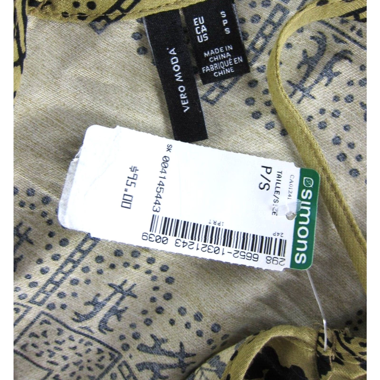 Vintage VINTAGE NWT Vero Moda Rayon Green Floral V-Neck Long Maxi Tank Slip Dress Small Size S / US 4 / IT 40 - 4 Thumbnail