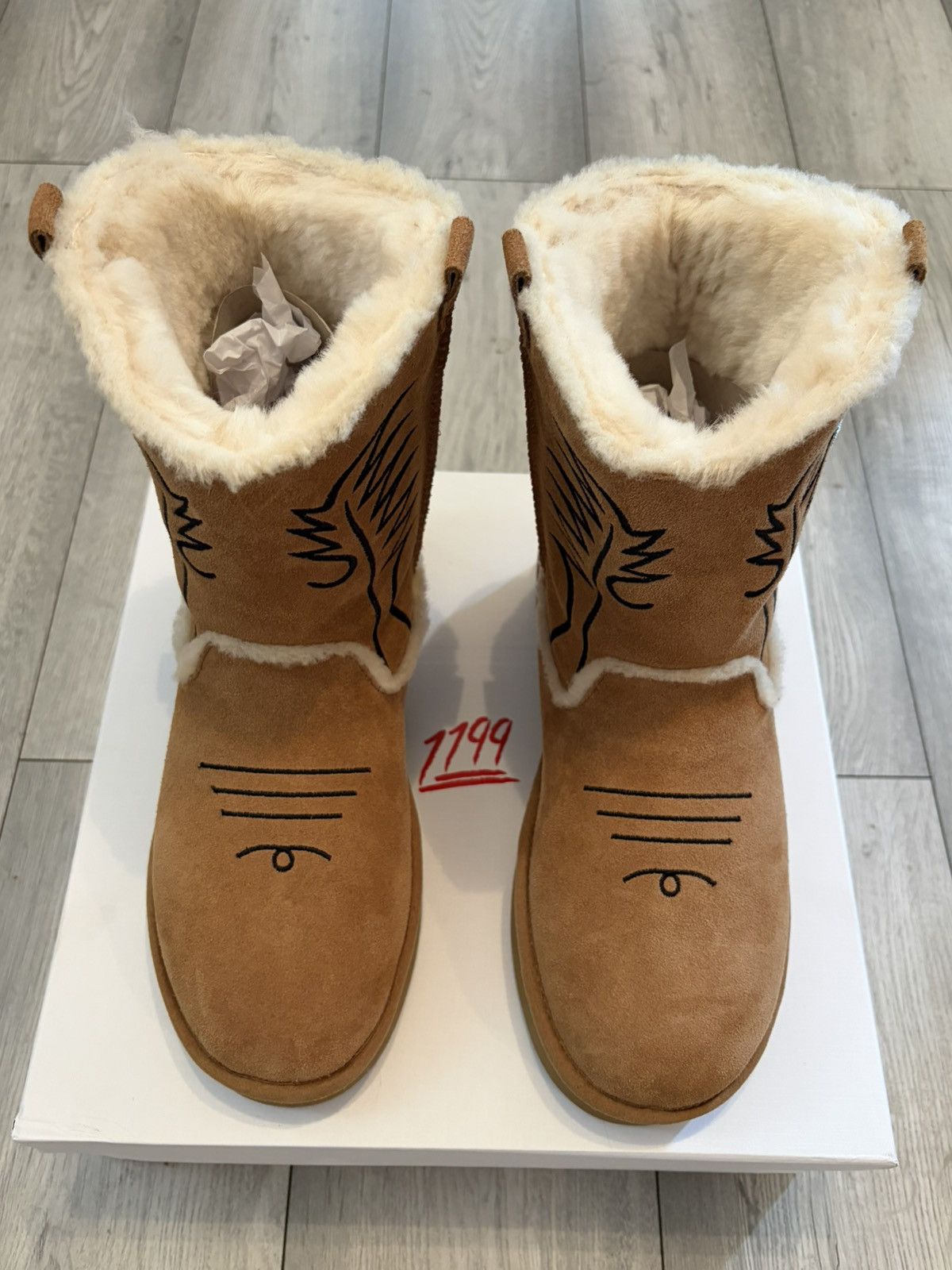 Other Bazo 1199 Cowboy Uggs v2 Chestnut - Size 42 EU Size US 9 / EU 42 - 5 Thumbnail
