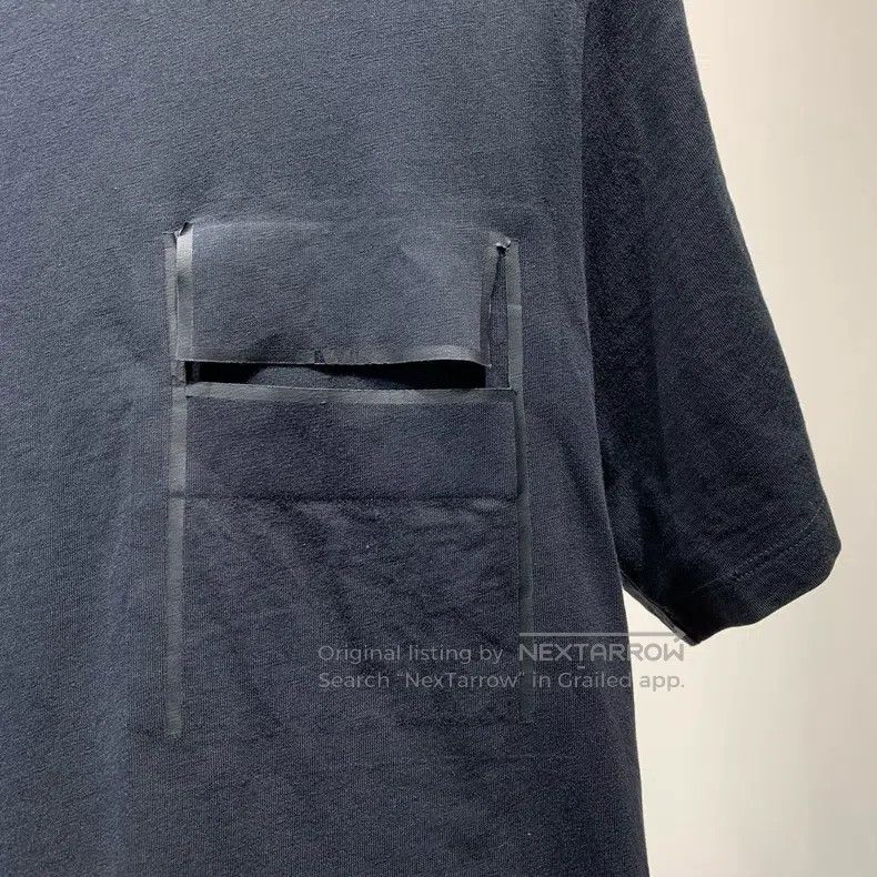 Balenciaga Balenciaga Front Pocket Design Short-Sleeve T-Shirt Size US M / EU 48-50 / 2 - 3 Thumbnail