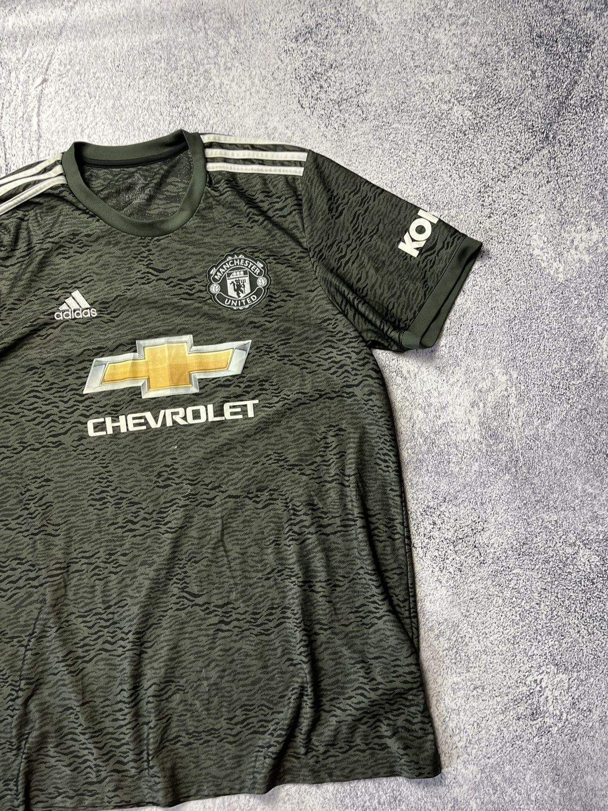 Adidas MANCHESTER UNITED 2020 2021 AWAY FOOTBALL SOCCER JERSEY Size US XL / EU 56 / 4 - 3 Thumbnail