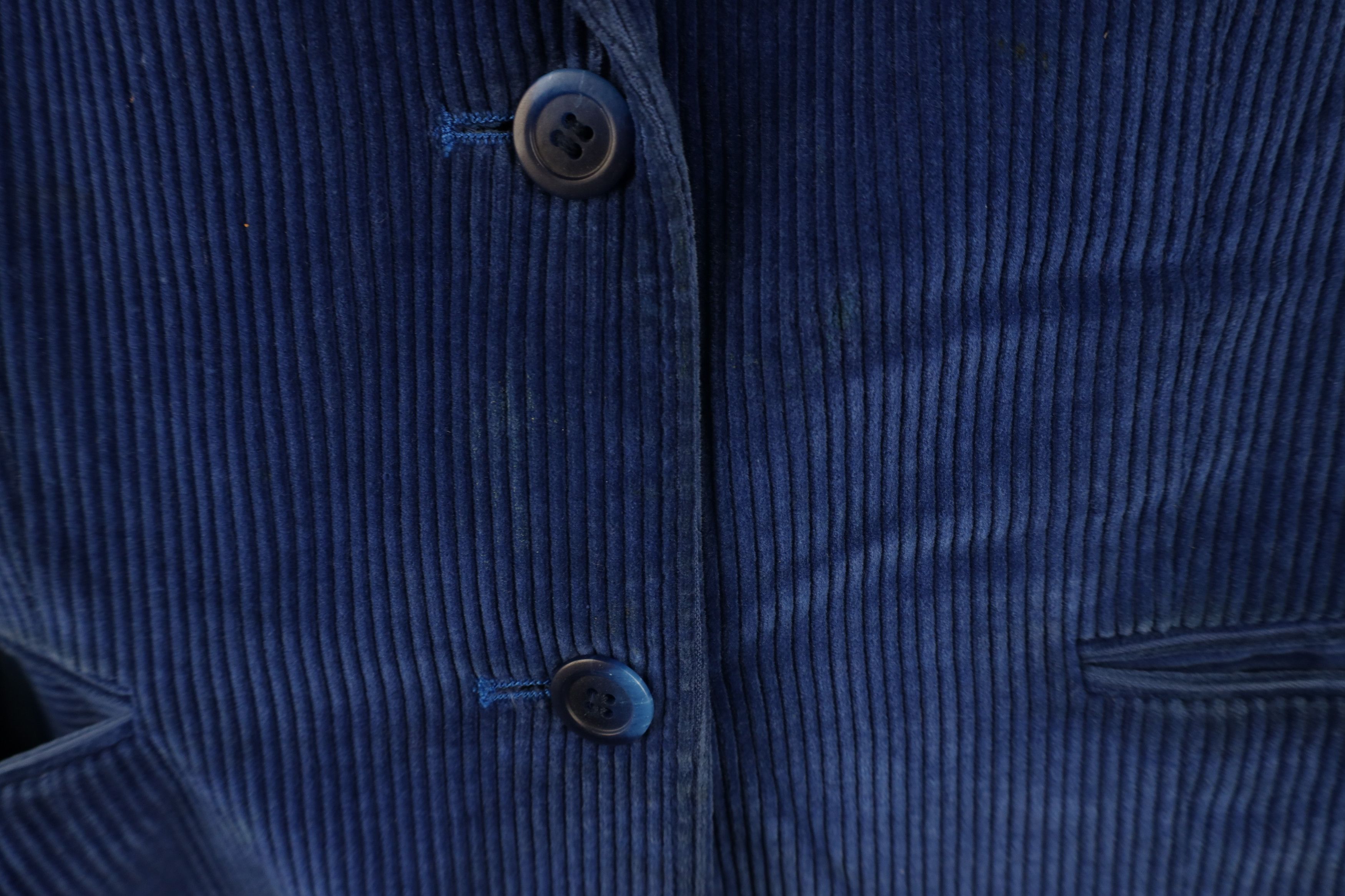 Vintage Vintage 70s Streetwear Corduroy Suit Blazer Jacket Blue Size XXL / US 16-18 / IT 52-54 - 6 Thumbnail