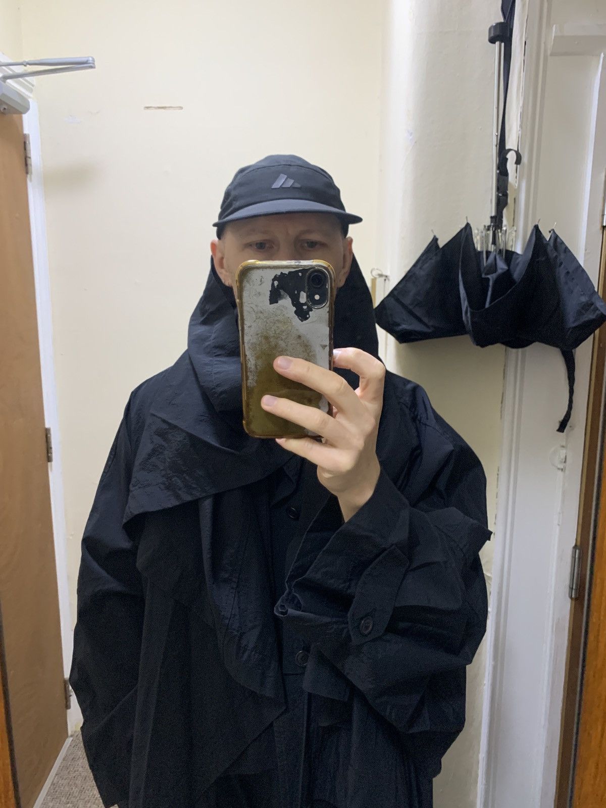 Issey Miyake Issey Miyake 1980 layered shawl trench coat Size US M / EU 48-50 / 2 - 4 Thumbnail