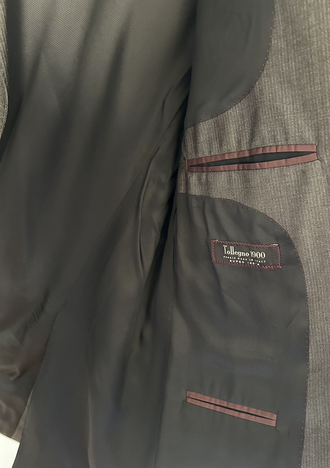 Pronto Uomo Pronto Uomo Couture Tollegno 1900 Wool Blazer Sport Jacket Size 44R - 9 Thumbnail