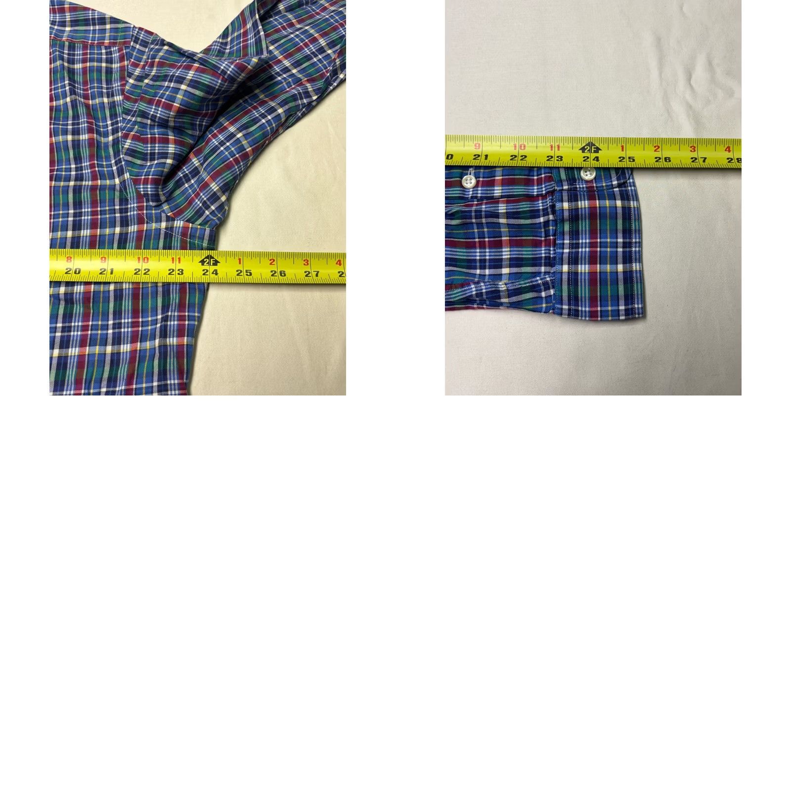 Polo Ralph Lauren Polo Ralph Lauren Mens L Plaid Button Down Shirt Blue Green Red Cotton L/G Size US L / EU 52-54 / 3 - 8 Thumbnail