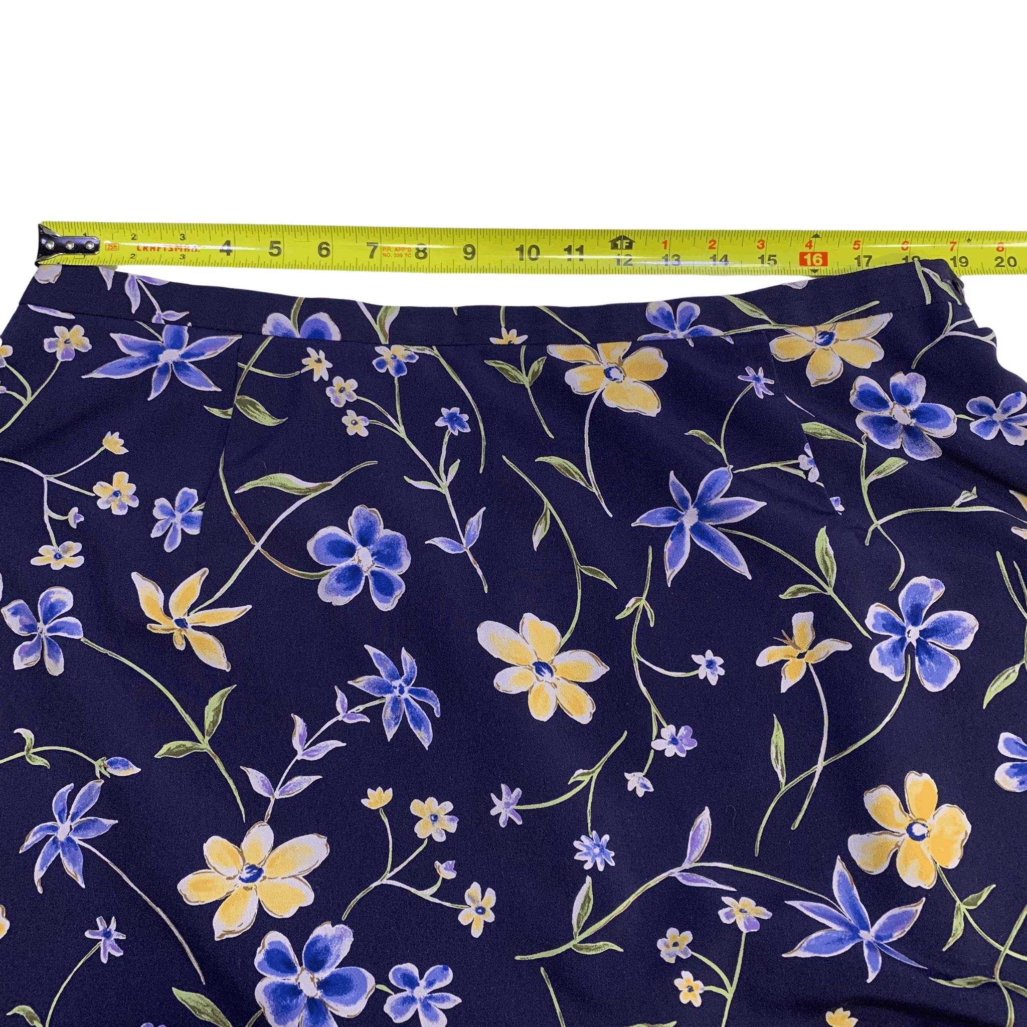 Vintage Vintage Floral A-Line Midi Skirt | 2XL | Requirements Size 38" / US 16 / IT 52 - 6 Thumbnail