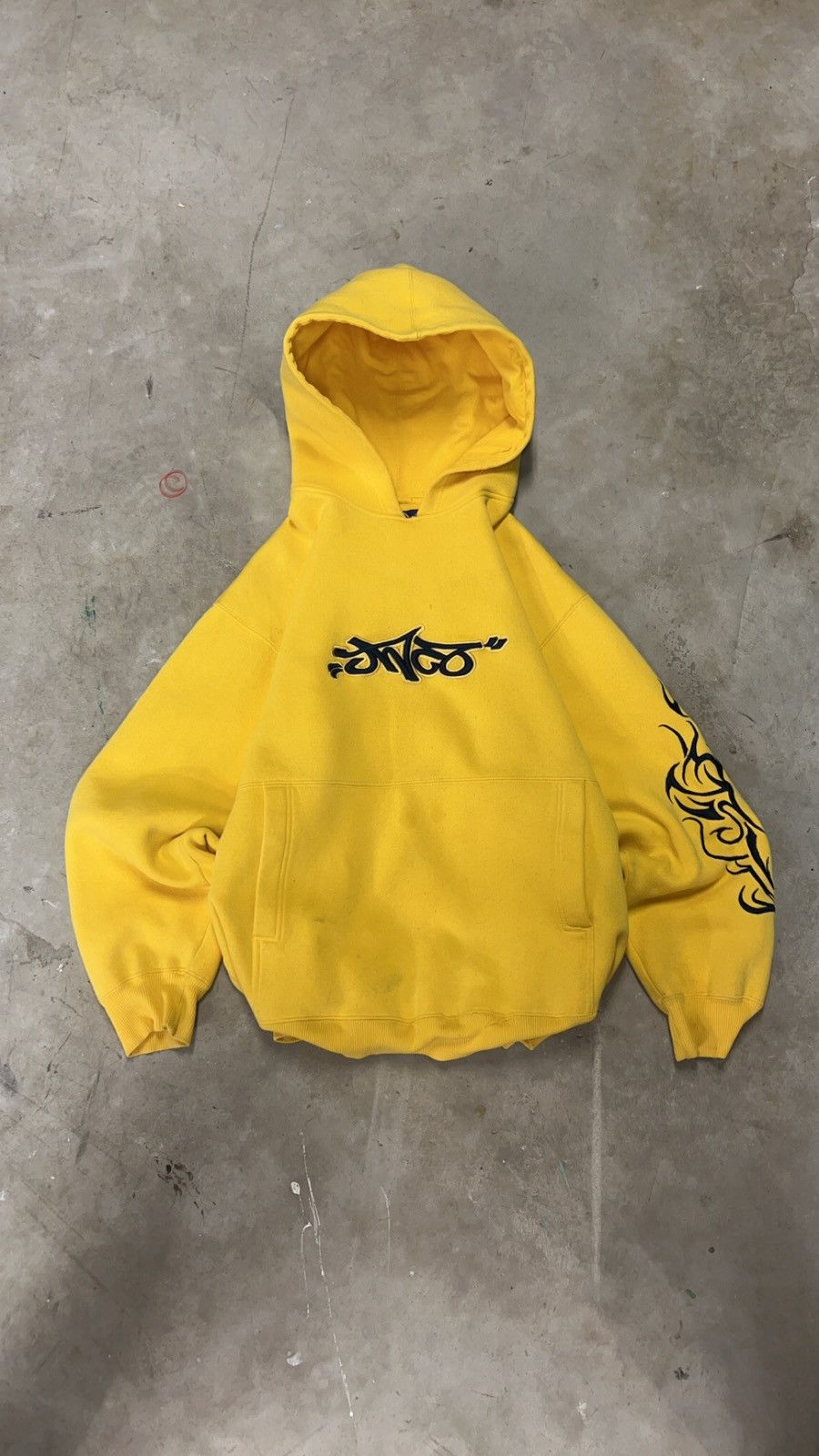 JNCO Vintage 90s JNCO Flame Hoodie Size US L / EU 52-54 / 3 - 1 Thumbnail