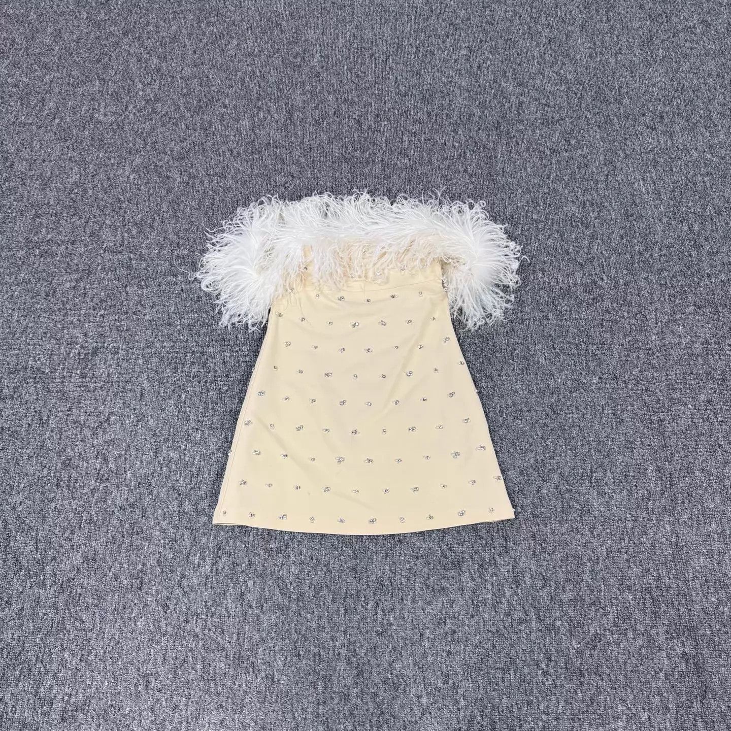 Miu Miu MIU MIU Rare Feather Crystal Dress 38 99 New Size XS / US 0-2 / IT 36-38 - 1 Thumbnail