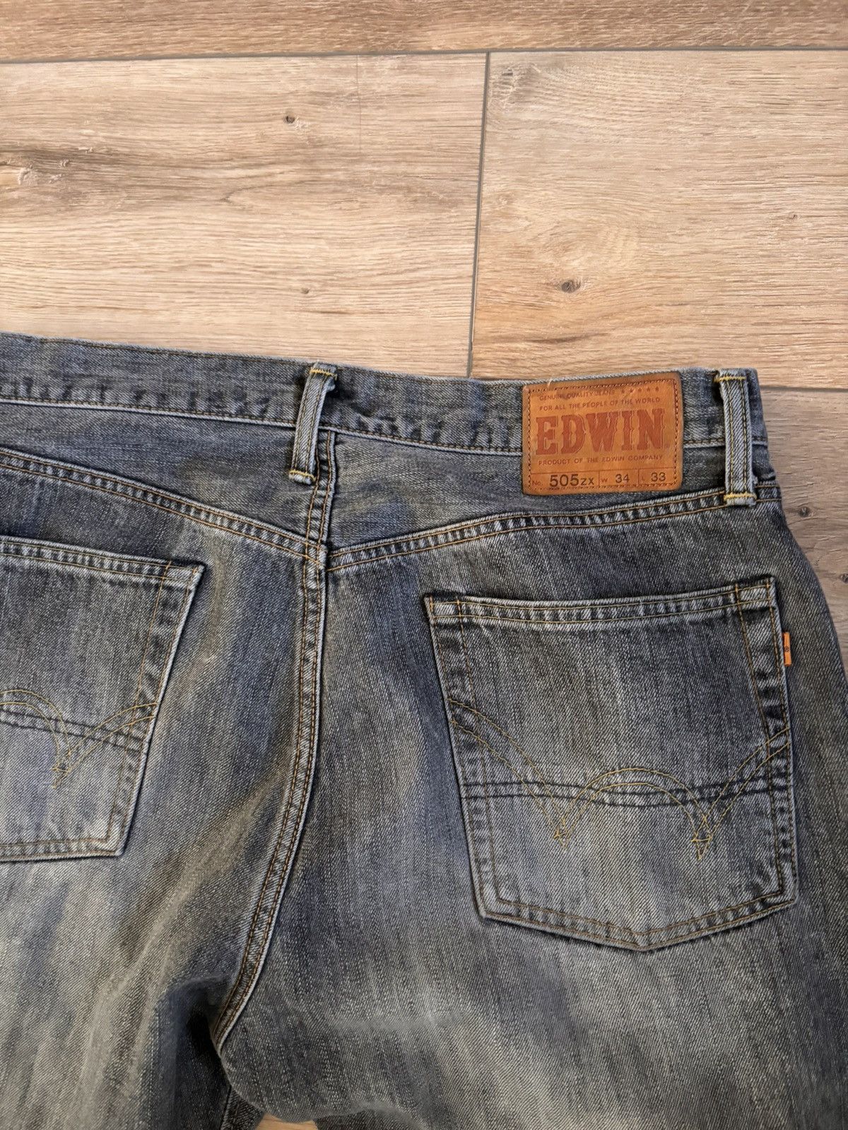 Edwin P455 VTG EDWIN 505zz JAPAN DENIM Size US 34 / EU 50 - 4 Thumbnail