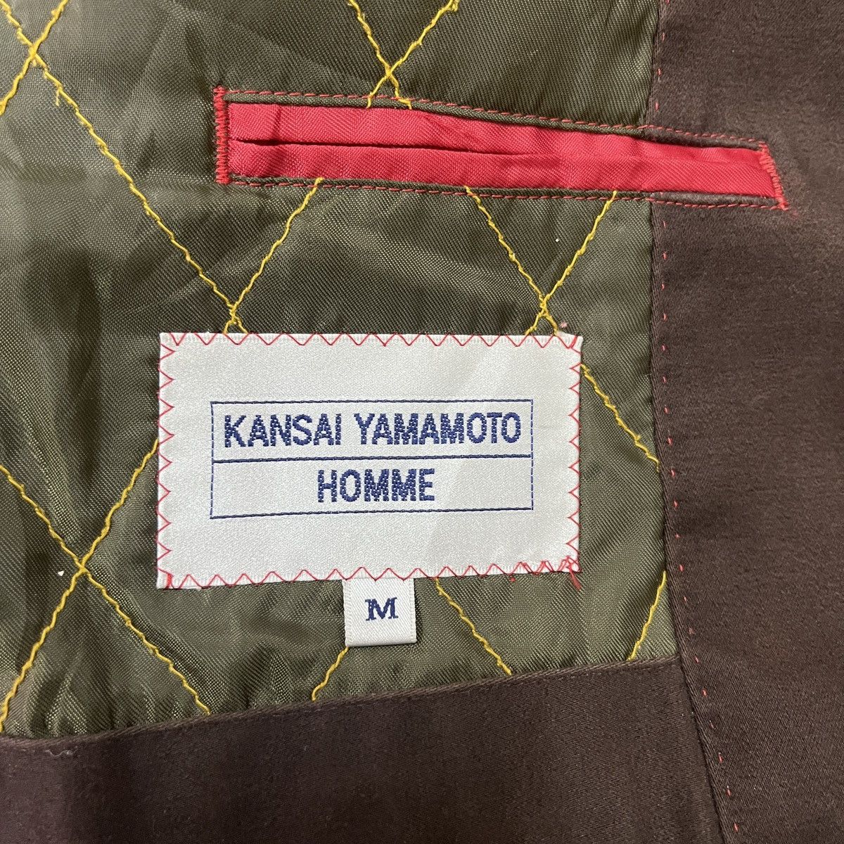 Kansai Yamamoto Kansai Yamamoto Homme Three Buttons Coat Jacket Size US M / EU 48-50 / 2 - 15 Thumbnail