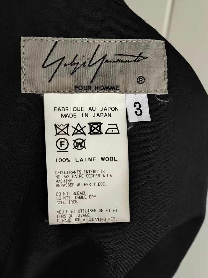 Yohji Yamamoto yohji yamamoto size 3 19ss Raven Pants 2503-Nextarrow Size US 30 / EU 46 - 3 Thumbnail