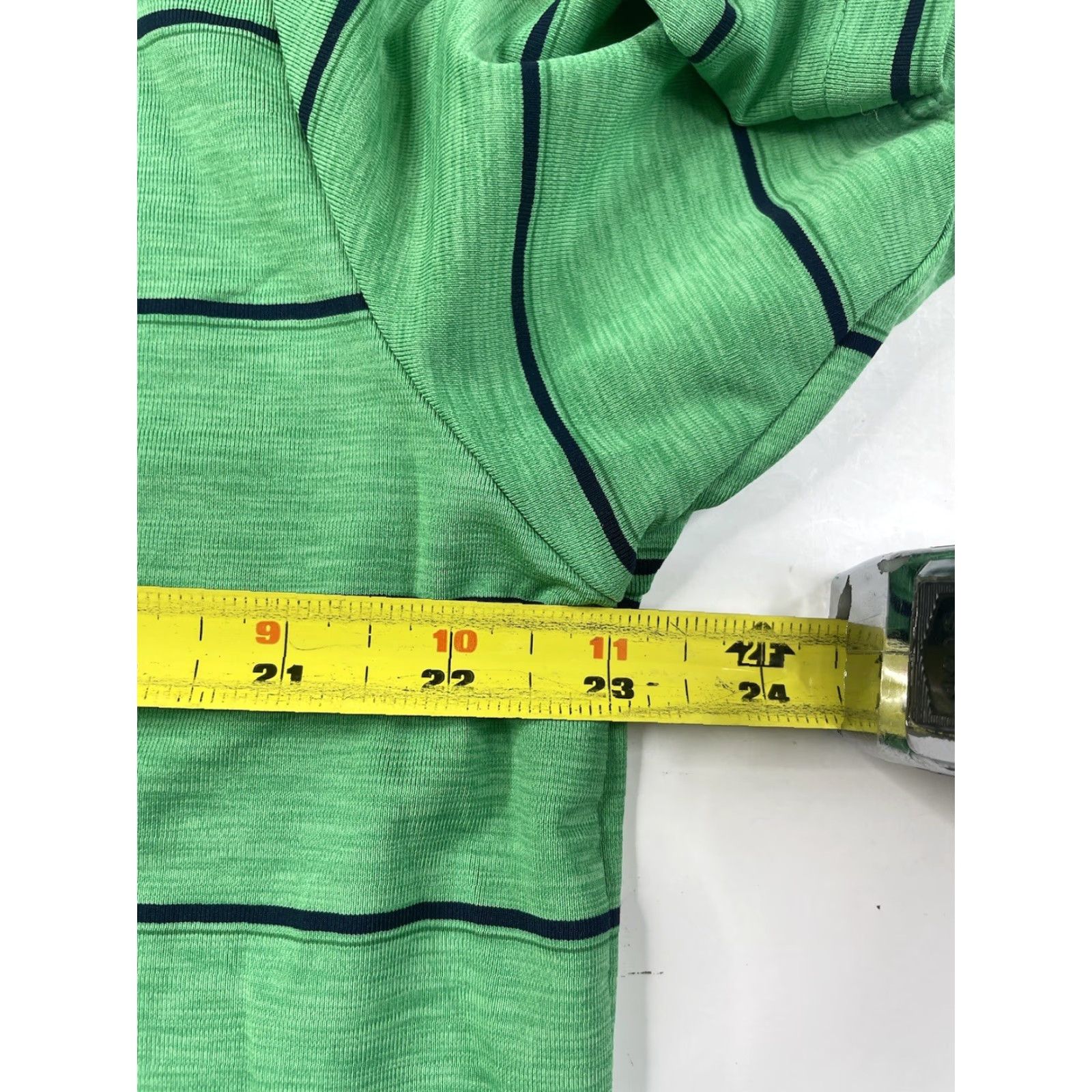 Under Armour Under Armour Golf Polo Shirt Striped Green Men XL Presidents Cup Liberty National Polo Shirt Golf Breathable Stretch Size US XL / EU 56 / 4 - 5 Thumbnail