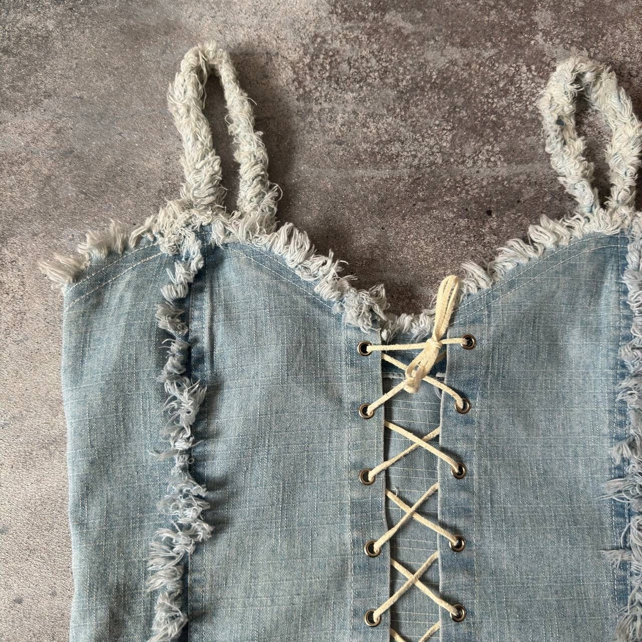20471120 Amazing Japanese Vintage Top (like Jean Paul Gaultier) Size L / US 10 / IT 46 - 2 Thumbnail