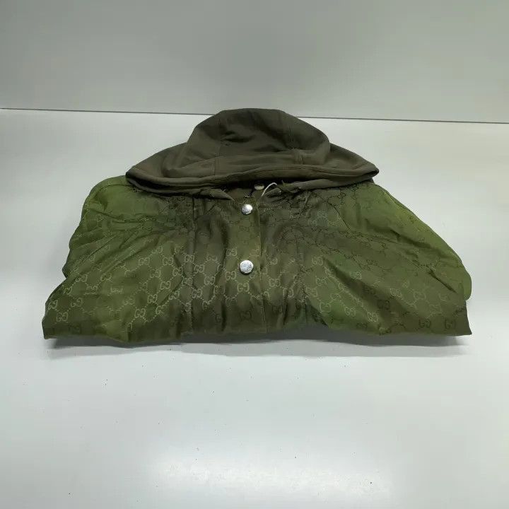 Gucci Gucci Gucci Stylish Hooded Jacket in Olive Green -2506 Size US S / EU 44-46 / 1 - 5 Thumbnail