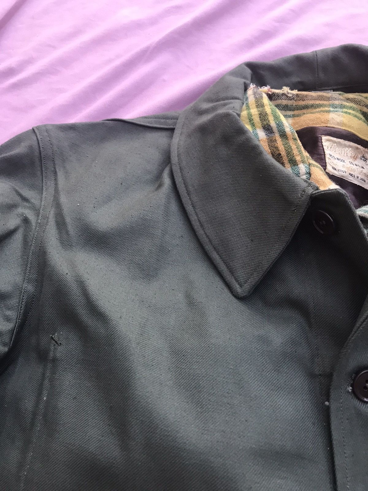 Other MADE JAPAN 95% WOOL FLANNEL SHIRT Size US M / EU 48-50 / 2 - 13 Thumbnail