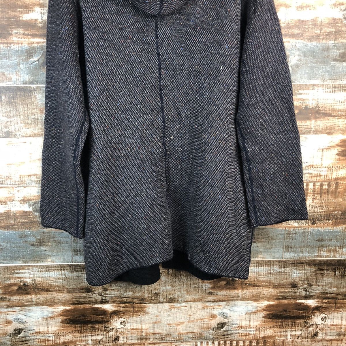 Homespun Knitwear DL Japan vintage cardigan hoodie Gray Knitwear #C533 Size US M / EU 48-50 / 2 - 12 Thumbnail