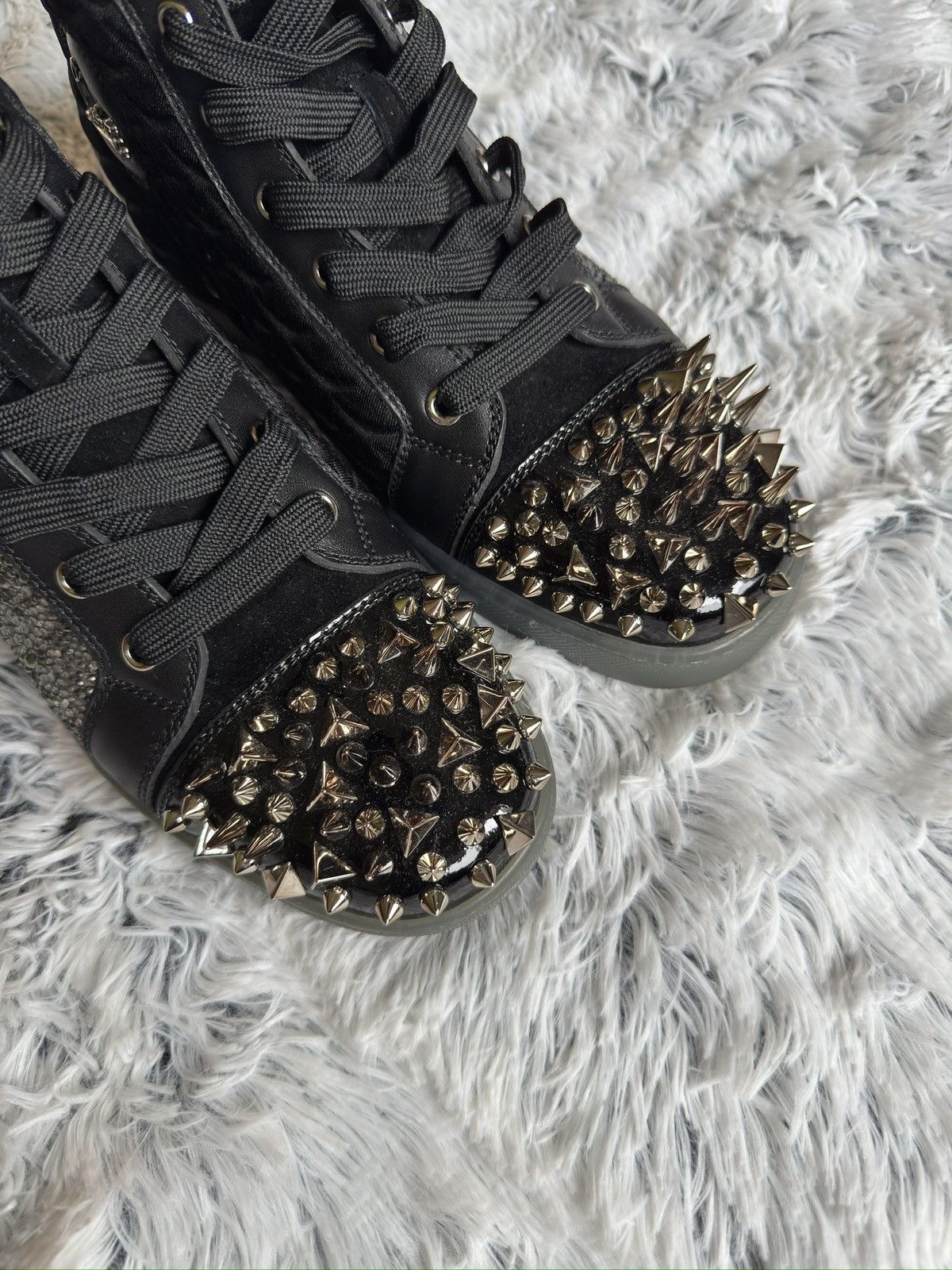 Christian Louboutin Christian Louboutin Leopard Pattern Strass Spikes Size US 8.5 / EU 41-42 - 4 Thumbnail