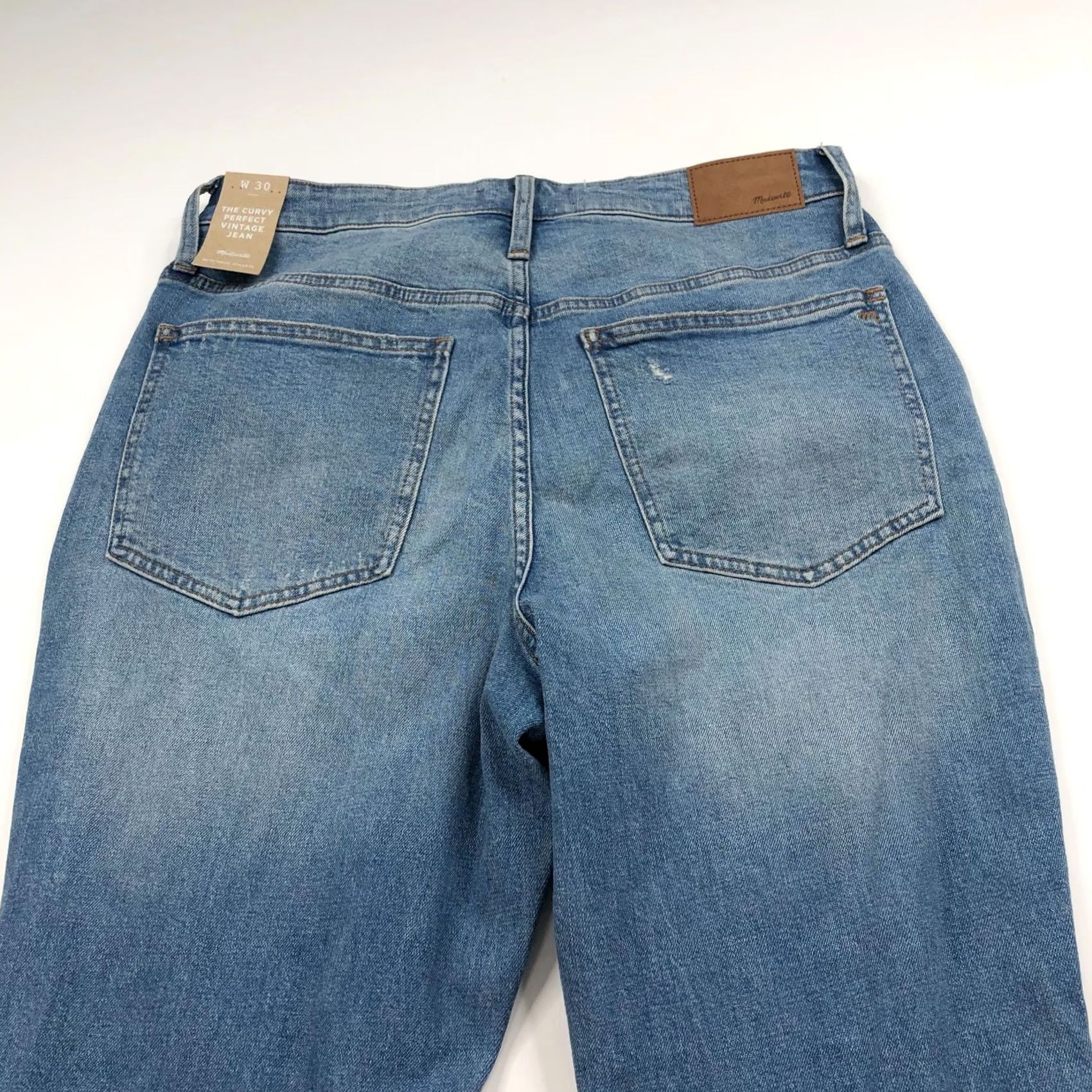 Madewell Madewell Jeans Main Selling Point/Brand Denim 30 High Rise Womens Regular Blue 10.25 28in Inseam 5-Pocket Design Stretch Vintage: No New Condition Size 30" / US 8 / IT 44 - 2 Thumbnail