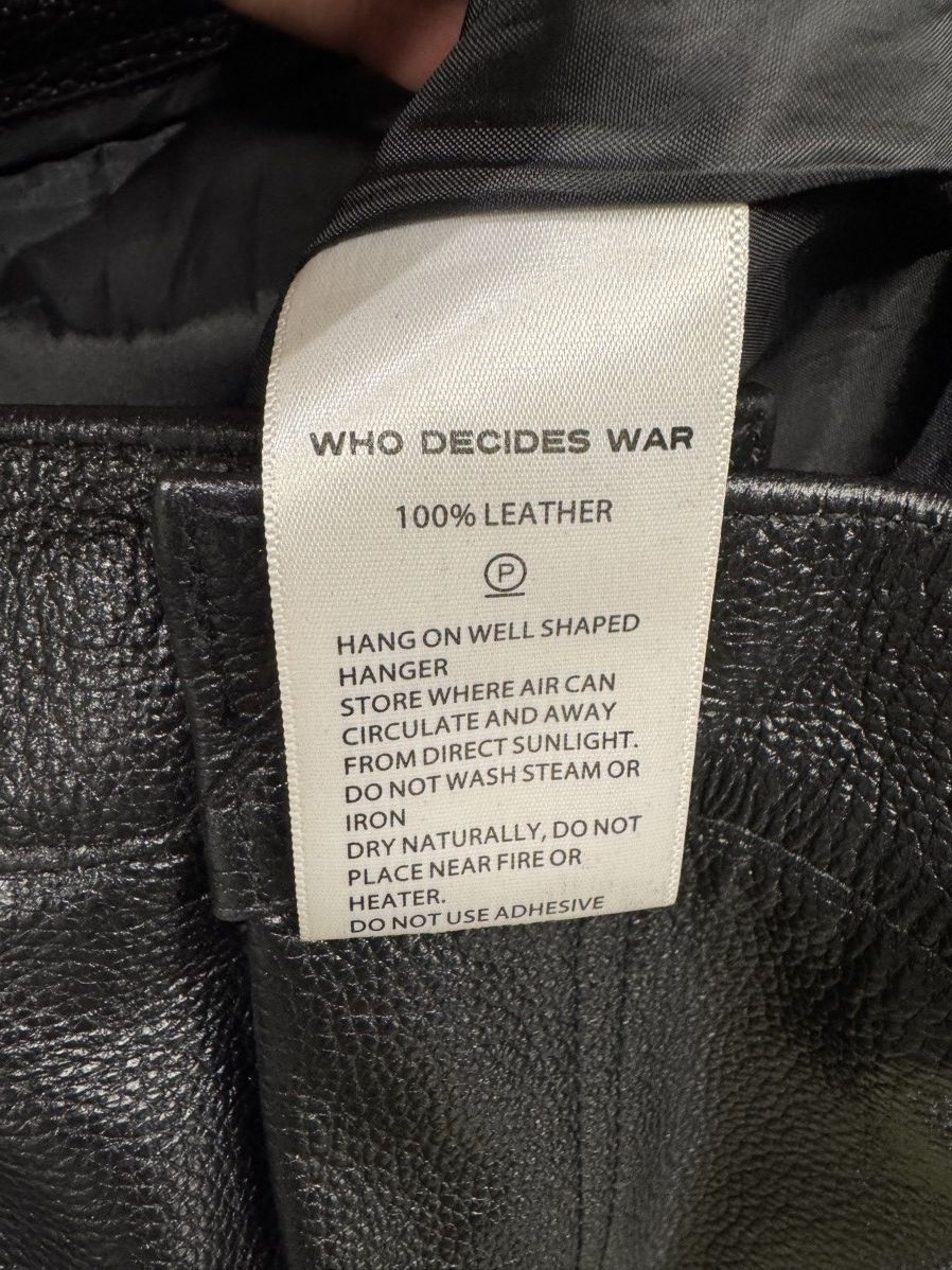 Who Decides War Who Decides War Mrdr Leather Pants Size US 34 / EU 50 - 4 Thumbnail