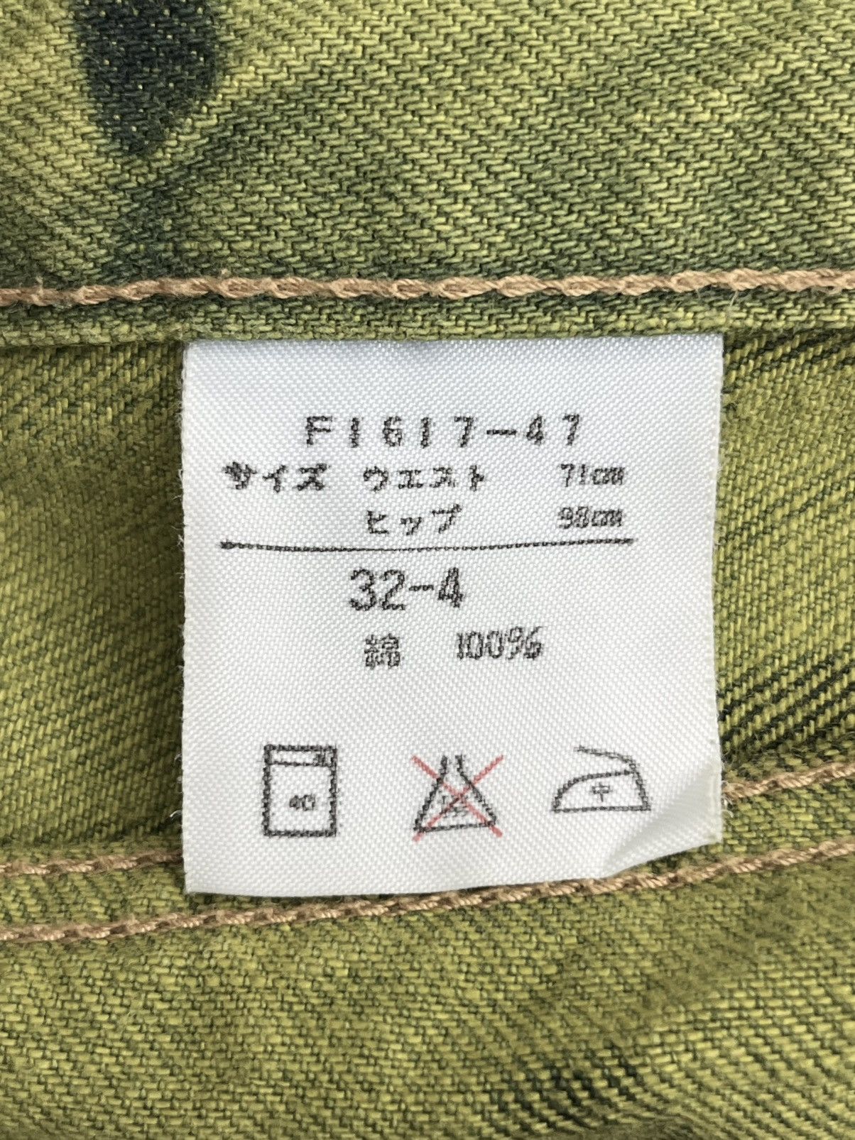 Wrangler 🔥Vintage WRANGLER TieDye Buttonfly Bush Pants Super FLARE Size US 30 / EU 46 - 9 Thumbnail