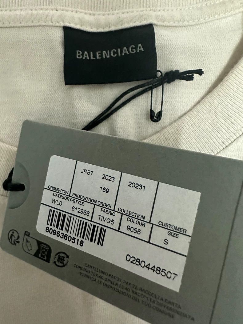 Balenciaga Balenciaga Front and back logo printed short sleeve T-shirt Size US S / EU 44-46 / 1 - 5 Thumbnail