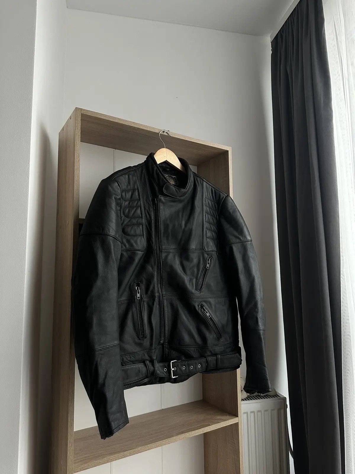 Louis W. × Lui's × Vintage Vintage LOUIS Black International Biker Motorcycle Jacket Size US M / EU 48-50 / 2 - 13 Thumbnail