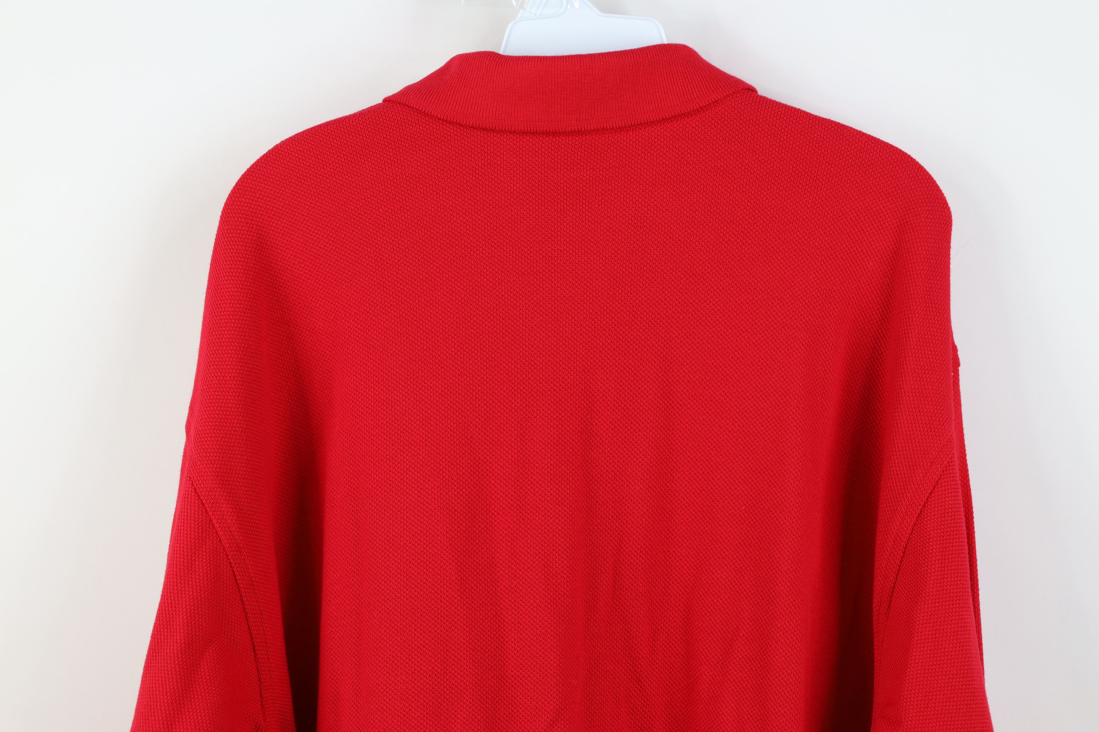 Vintage Vintage 90s Streetwear Blank Heavy Long Sleeve Rugby Polo Size US L / EU 52-54 / 3 - 11 Thumbnail