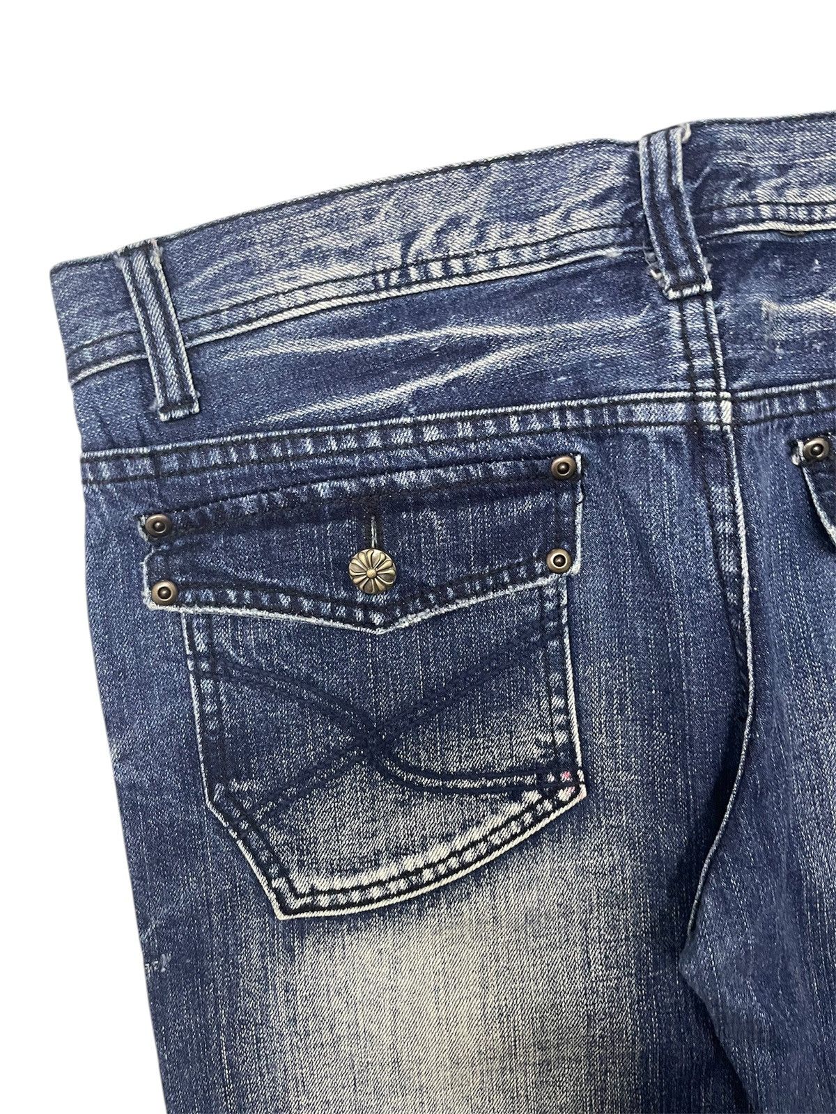If Six Was Nine XFRM Japan Distressed Jeans Size US 34 / EU 50 - 8 Thumbnail