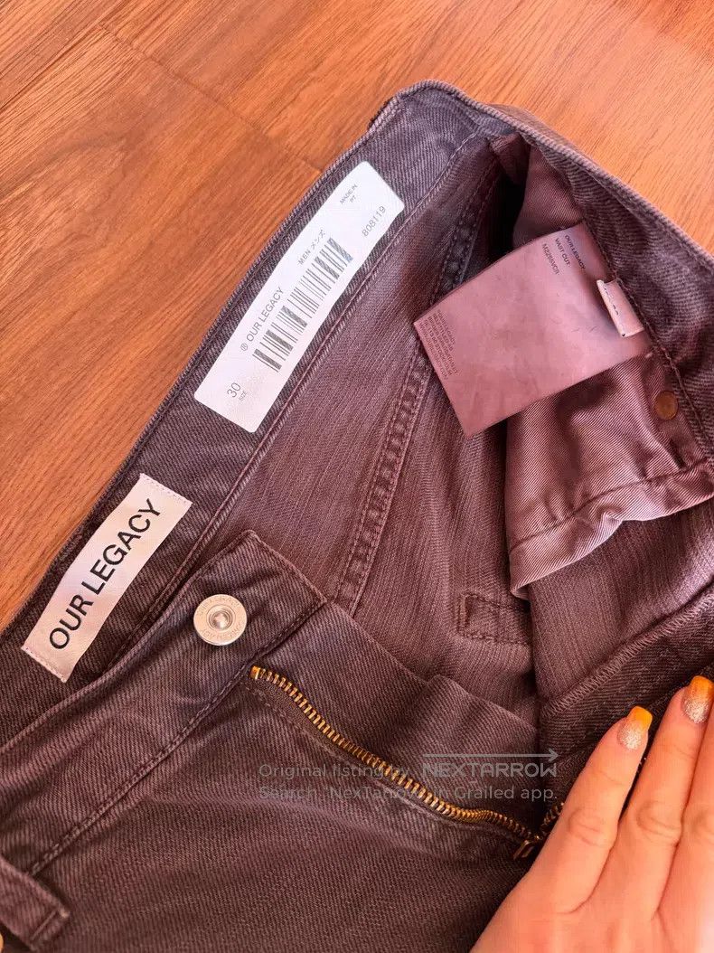 Our Legacy Our Legacy Brown Denim Jeans Size US 30 / EU 46 - 3 Thumbnail