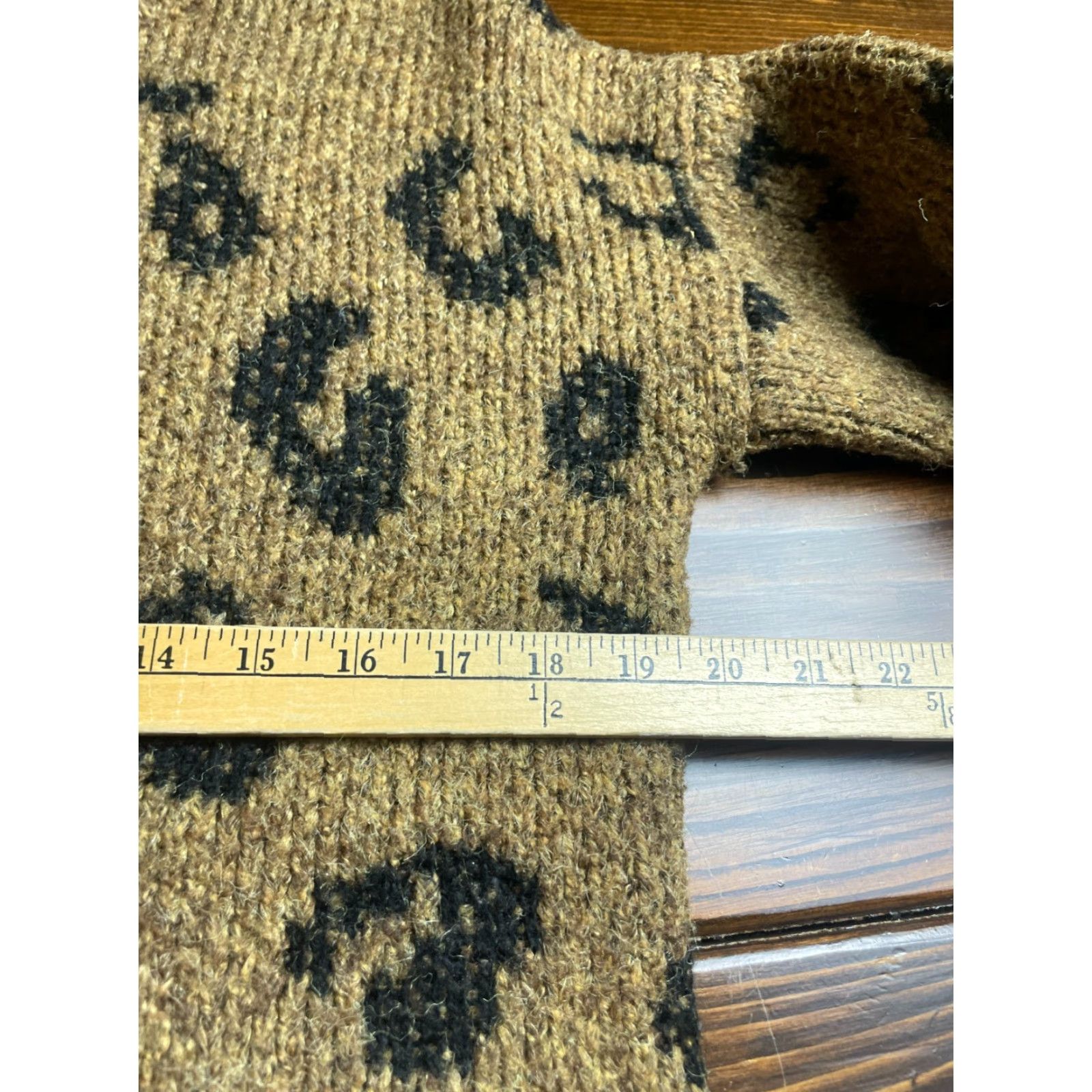Vintage Universal Thread Sweater Women's Size Medium Brown Black Cheetah print Size M / US 6-8 / IT 42-44 - 3 Thumbnail