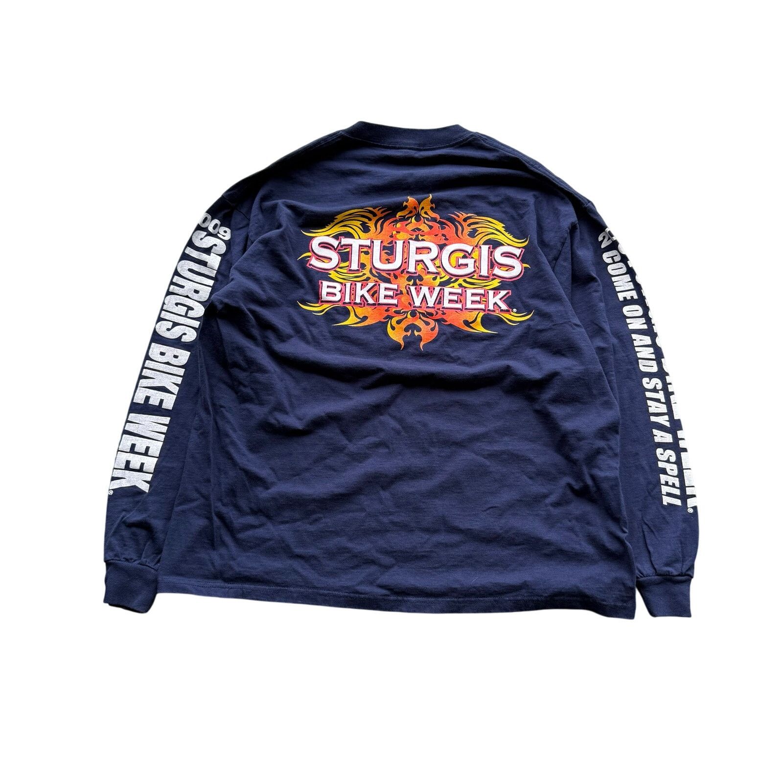 Vintage Vintage Y2K Sturgis Bike Week Longsleeve XL Size US XL / EU 56 / 4 - 6 Thumbnail