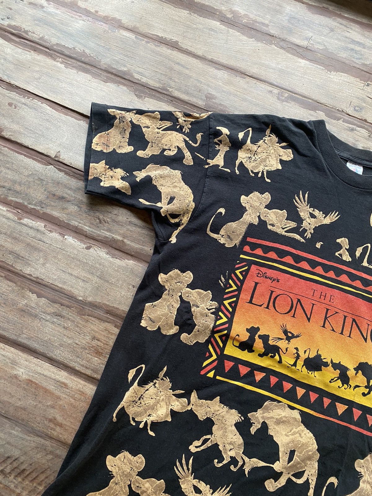 Disney × Vintage Vintage 1990 The Lion King T shirts Size US XL / EU 56 / 4 - 5 Thumbnail