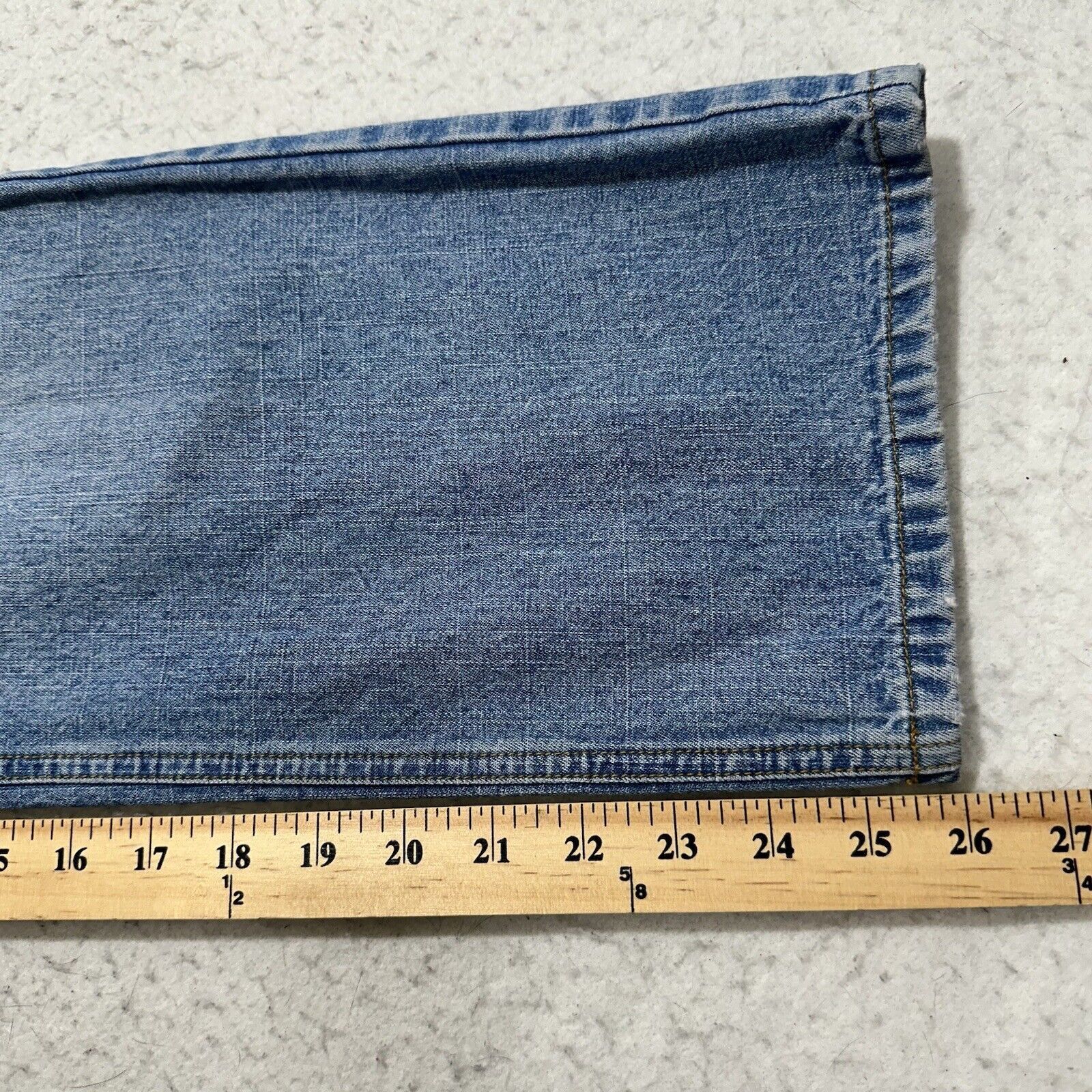 Loft Ann Taylor LOFT 8 Straight Leg Denim Jeans Light Blue 32x26 Size 30" / US 8 / IT 44 - 13 Thumbnail