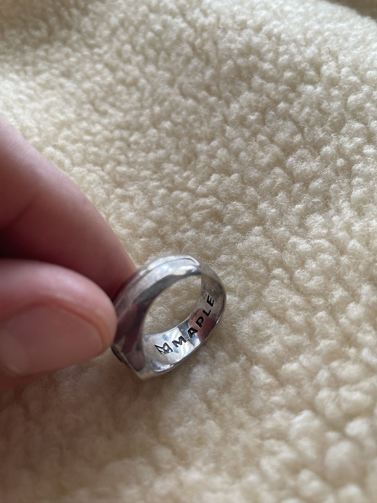 Other MAPLE - EMERALD x 925 SILVER RING Size ONE SIZE - 14 Thumbnail
