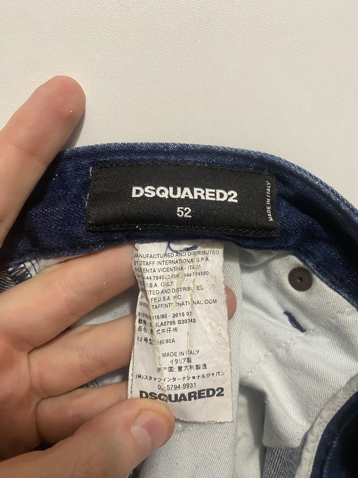 Dsquared2 Dsquared 2 luxury man denim jeans Size US 36 / EU 52 - 2 Thumbnail