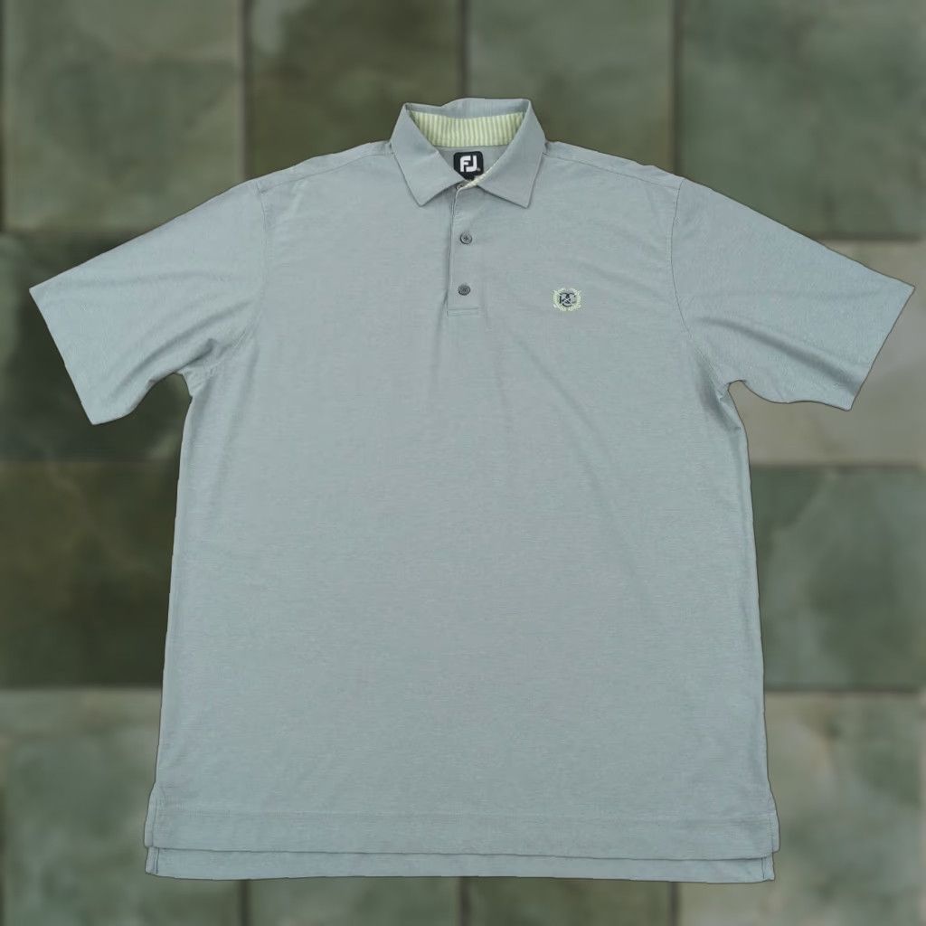 Footjoy Footjoy Mens Polo Shirt XL Extra Large Gray Golf Casual Short Sleeve Size US XL / EU 56 / 4 - 1 Thumbnail