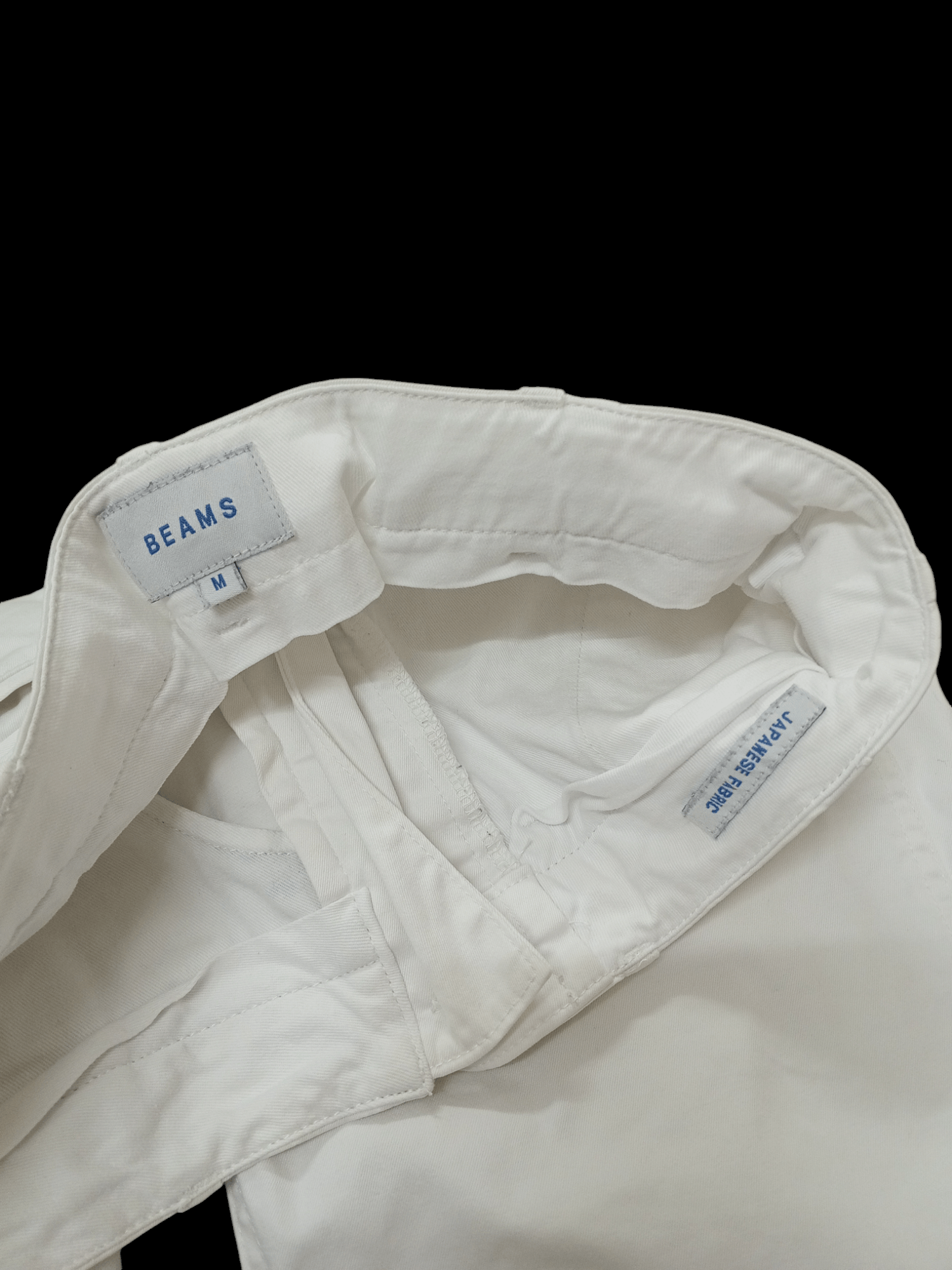 Designer × Japanese Brand Vintage Beam Japanese Fabric White Casual Pants Size US 32 / EU 48 - 5 Thumbnail