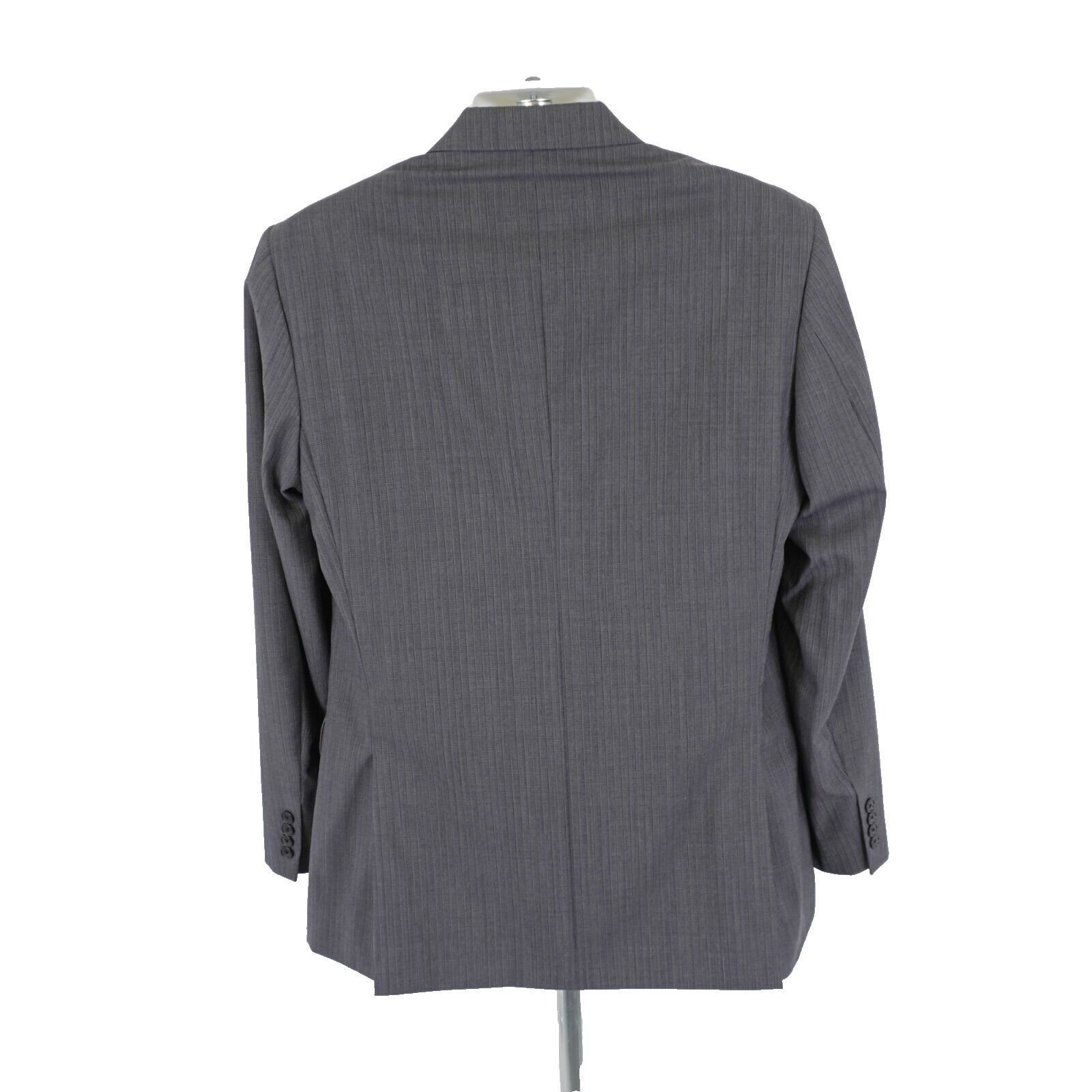 Jos. A. Bank Joseph Jos A Bank Wool Gray Striped 2 Piece Suit 40R / Slim Size 40R - 9 Thumbnail
