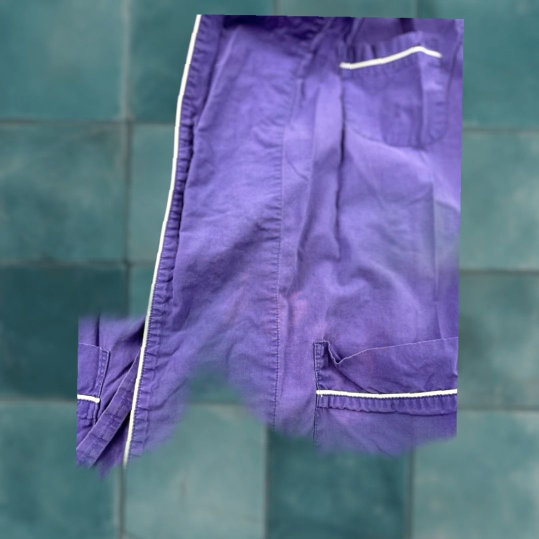 Banana Republic VINTAGE Banana Republic Women's Kimono Robe M Small Medium Purple Y2K Long Sleeve Tie Closure Size ONE SIZE - 4 Thumbnail
