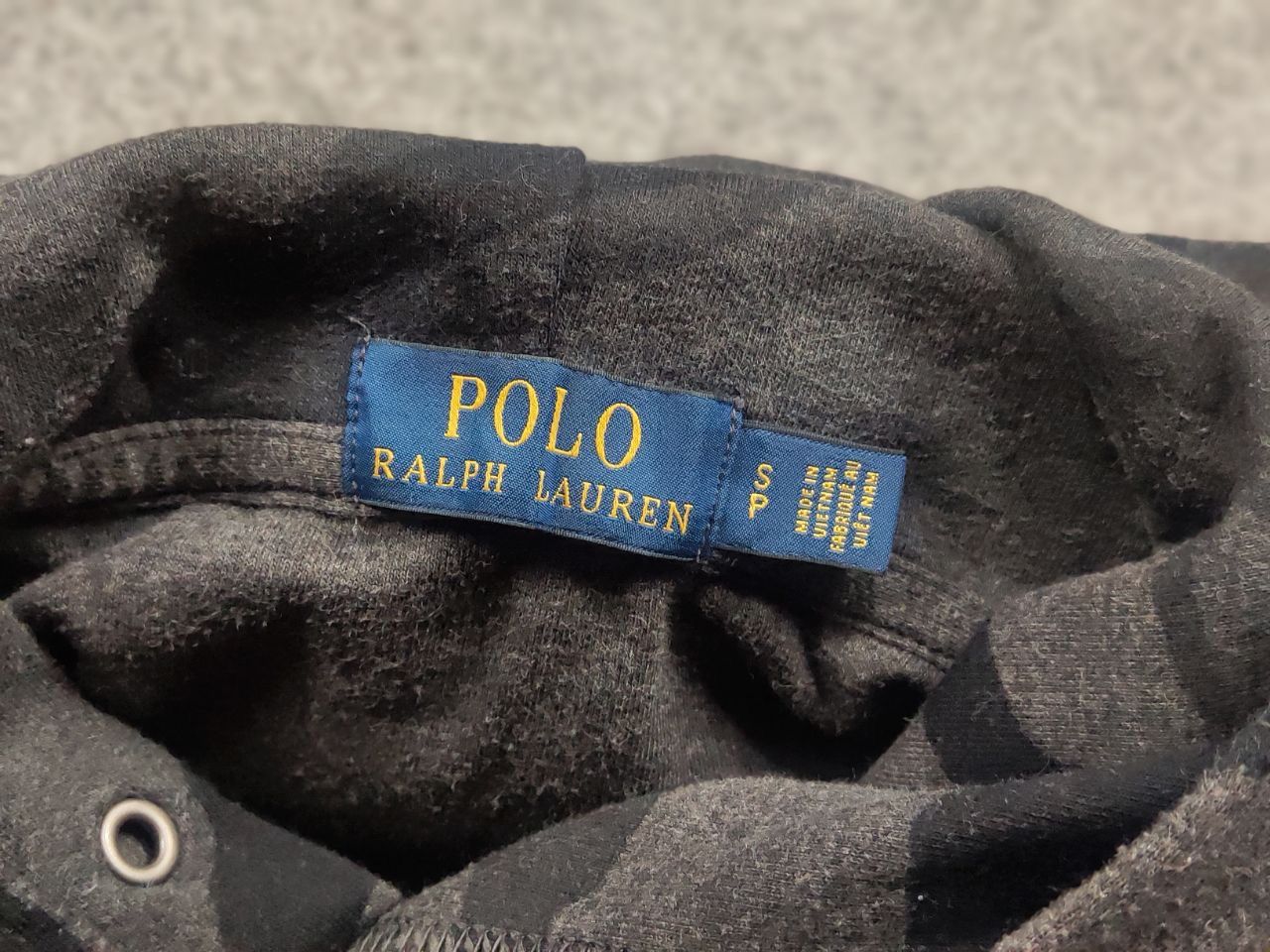 Polo Ralph Lauren Polo Ralph Lauren camo Gray Letterman hoodie Vintage Style Size US S / EU 44-46 / 1 - 11 Thumbnail