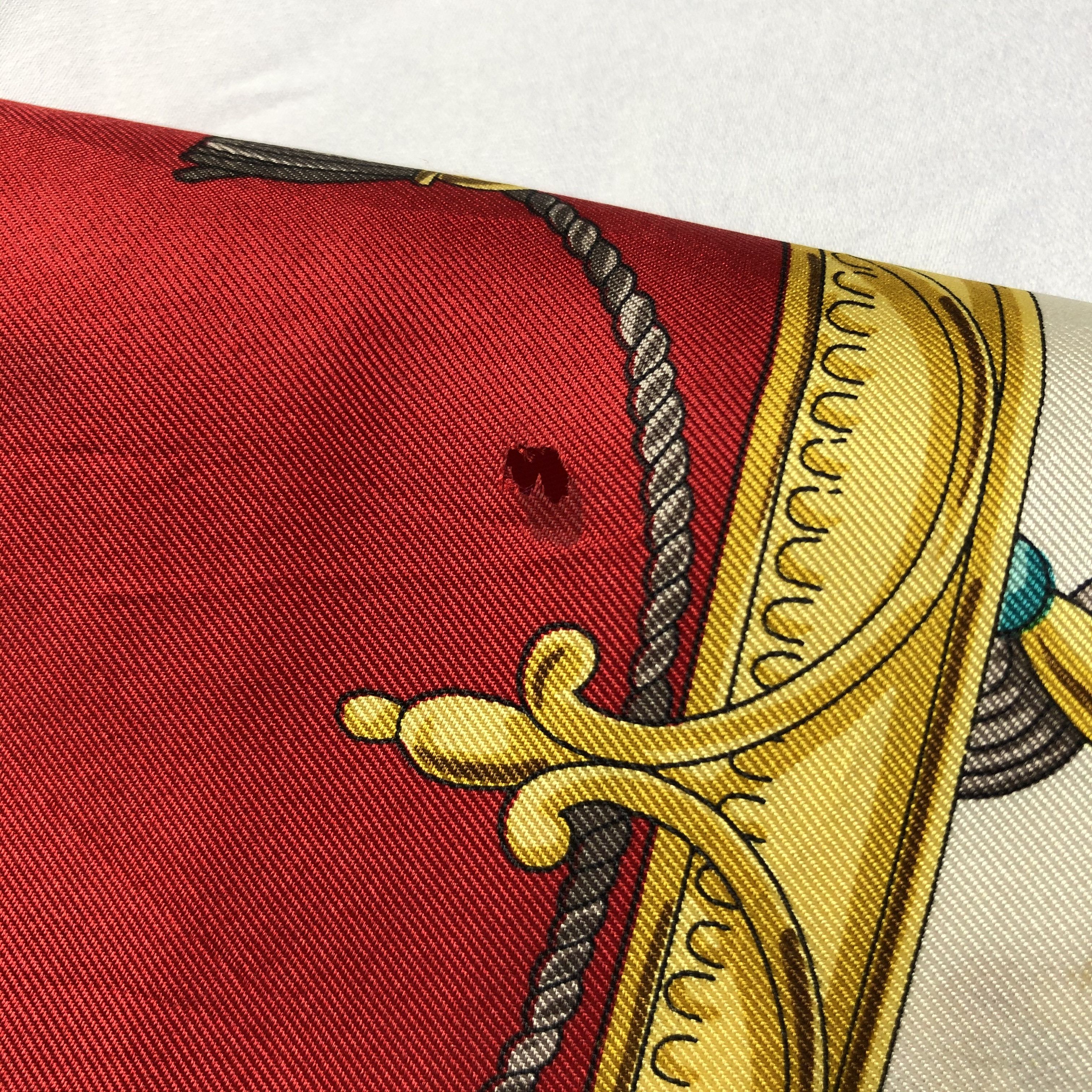 Lancel × Vintage Vintage Lancel Silk Scarf Size ONE SIZE - 7 Thumbnail