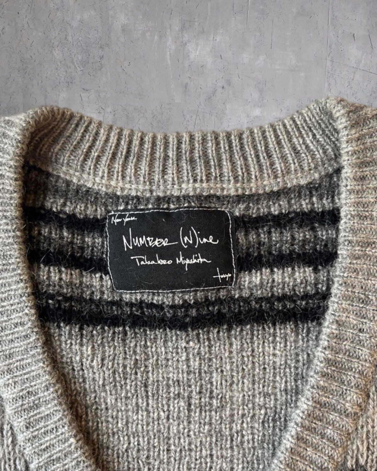 Japanese Brand × Number (N)ine AW07 Number (N)ine sweater Size US M / EU 48-50 / 2 - 2 Thumbnail