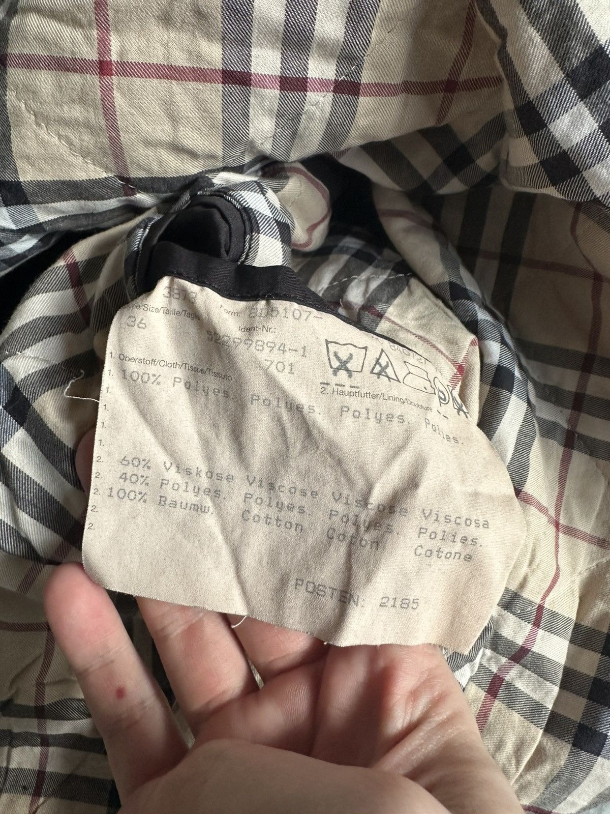 Burberry Vintage Burberry Novacheck Coat Size XS / US 0-2 / IT 36-38 - 4 Thumbnail