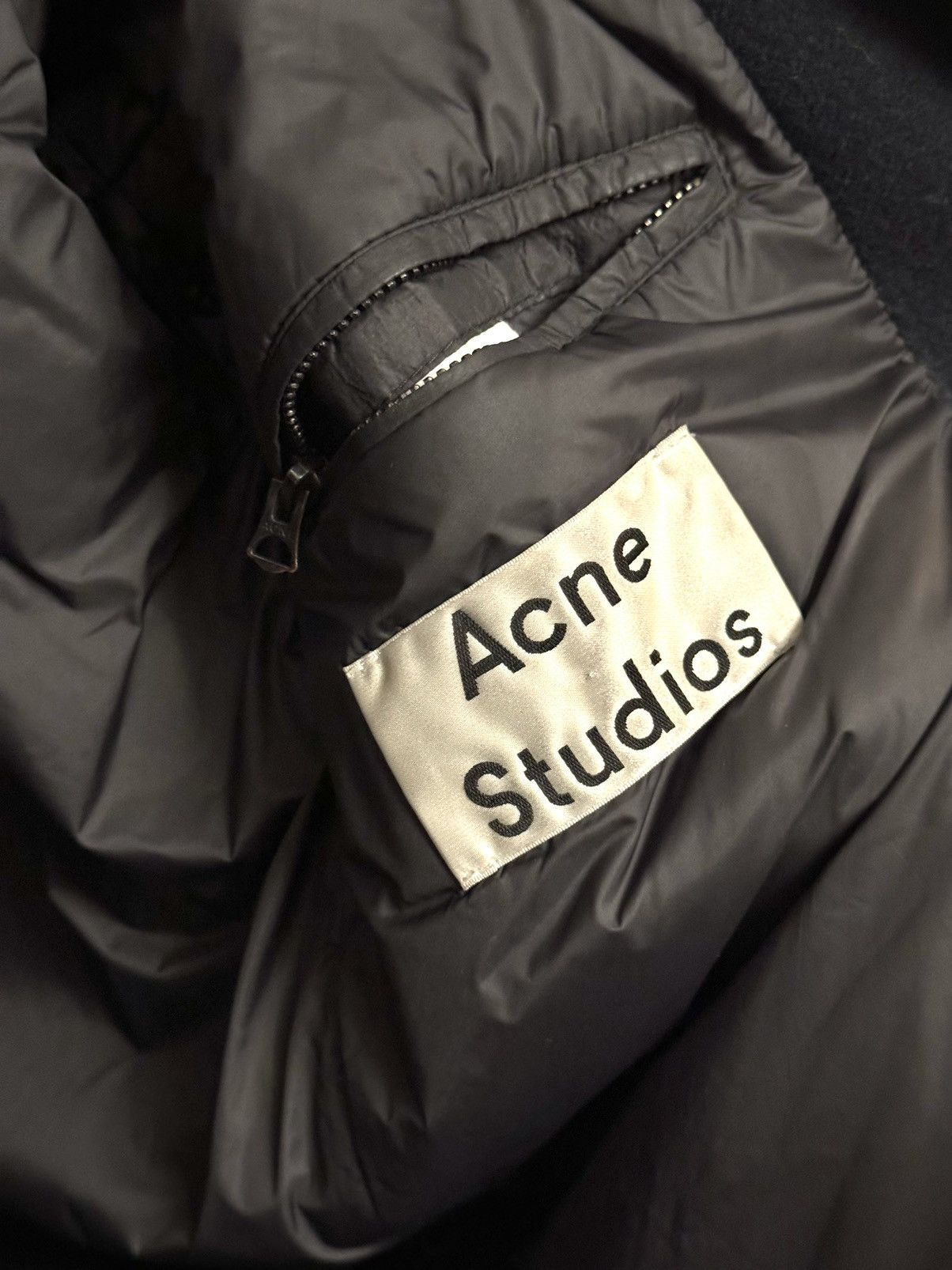 Acne Studios acne studios heavy navy wool coat 48 Size US M / EU 48-50 / 2 - 2 Thumbnail