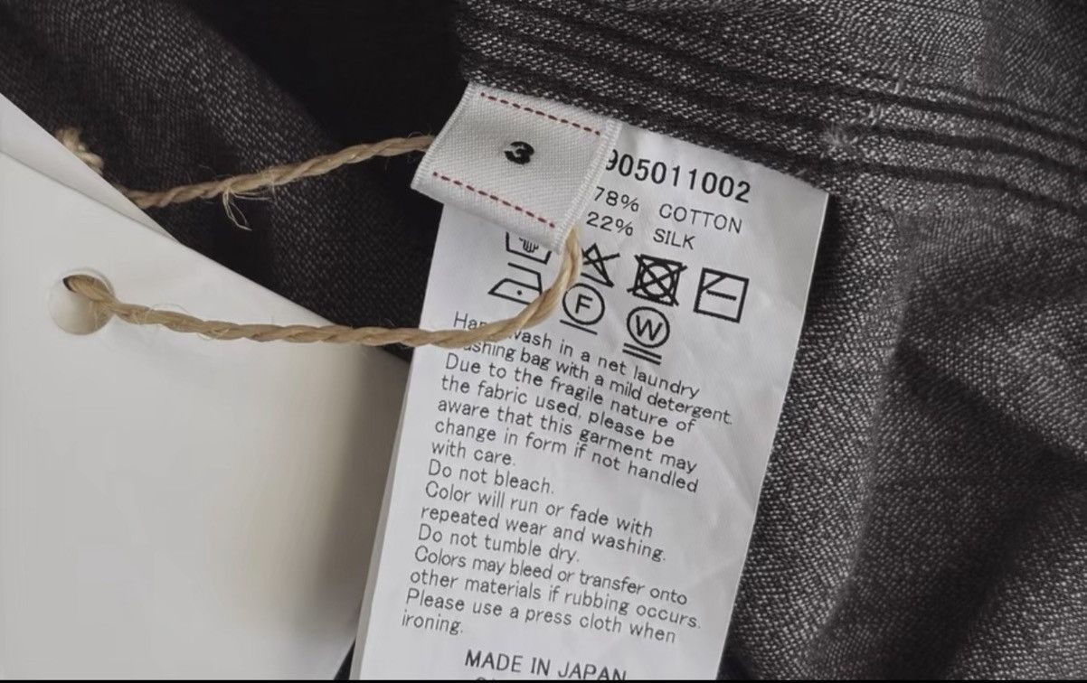 Visvim Super Rare VISVIM 26SS ICT LANGER CHAMBRAY L/S DMGD BLACK 3 Size US L / EU 52-54 / 3 - 9 Thumbnail