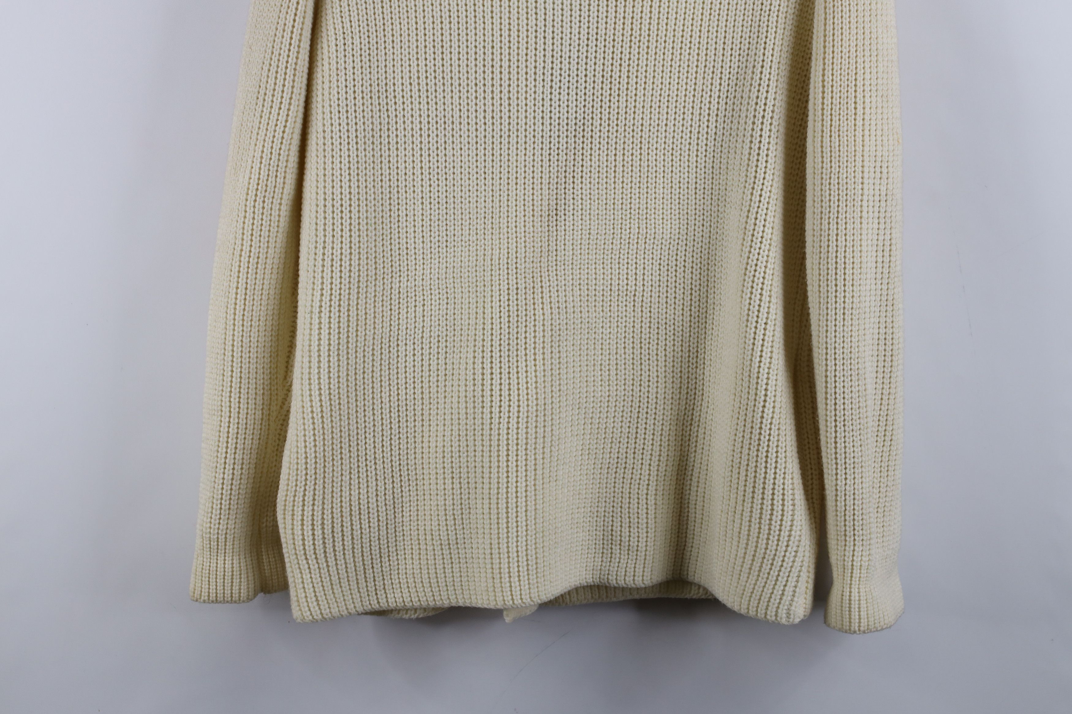 Vintage Vintage 70s Streetwear Ribbed Knit Blazer Cardigan Sweater Size M / US 6-8 / IT 42-44 - 14 Thumbnail