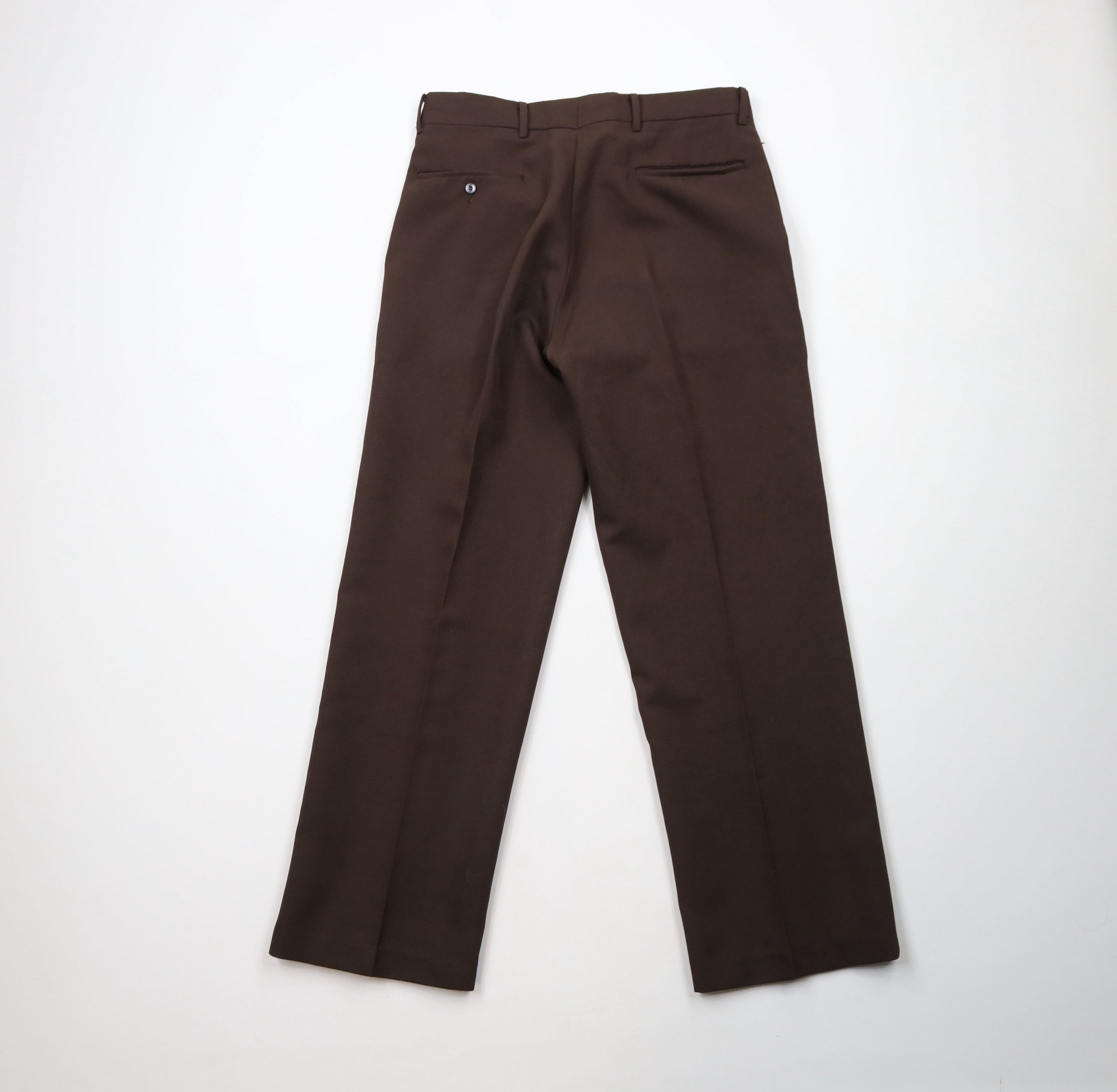 Vintage Vintage 70s Streetwear Wide Leg Chino Pants Brown USA Size US 32 / EU 48 - 10 Thumbnail