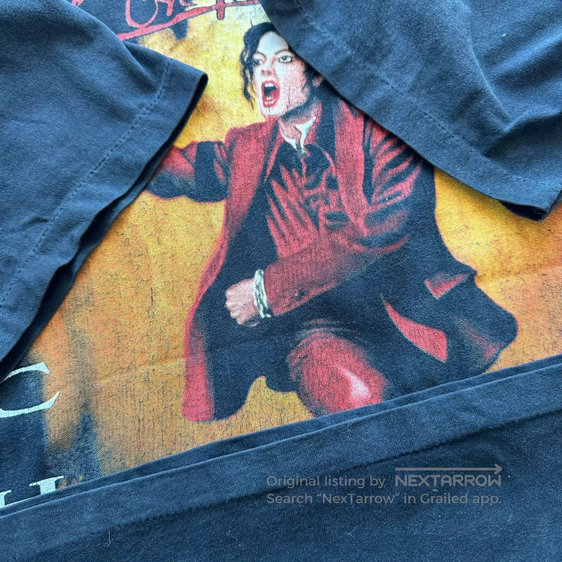 Vintage Vintage 90s Michael Jackson Bootleg Tee. Size US M / EU 48-50 / 2 - 6 Thumbnail