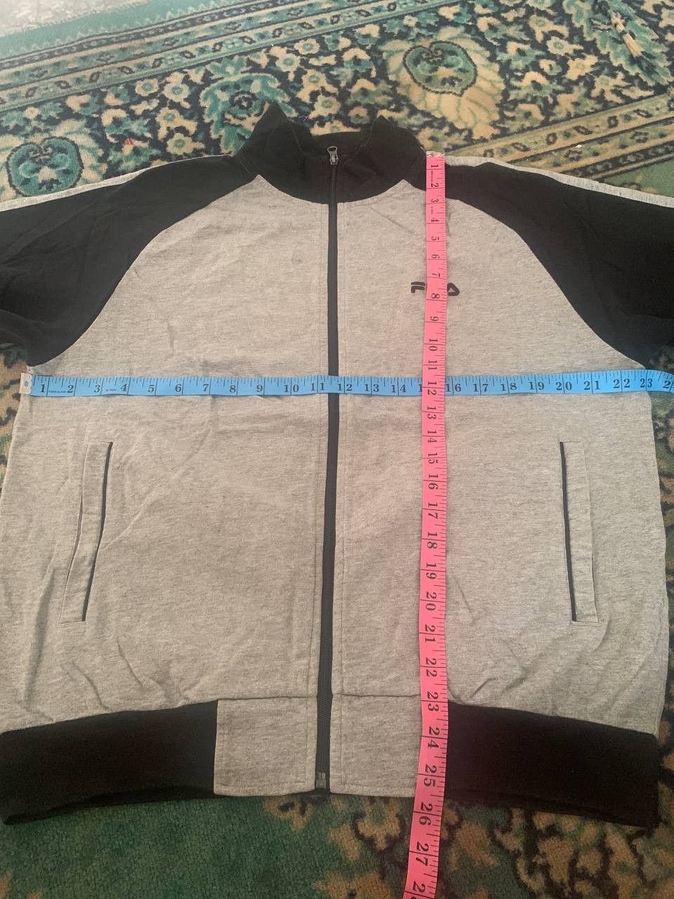 Fila Vintage Fila Sweater Medium Grey Black Size US M / EU 48-50 / 2 - 4 Thumbnail