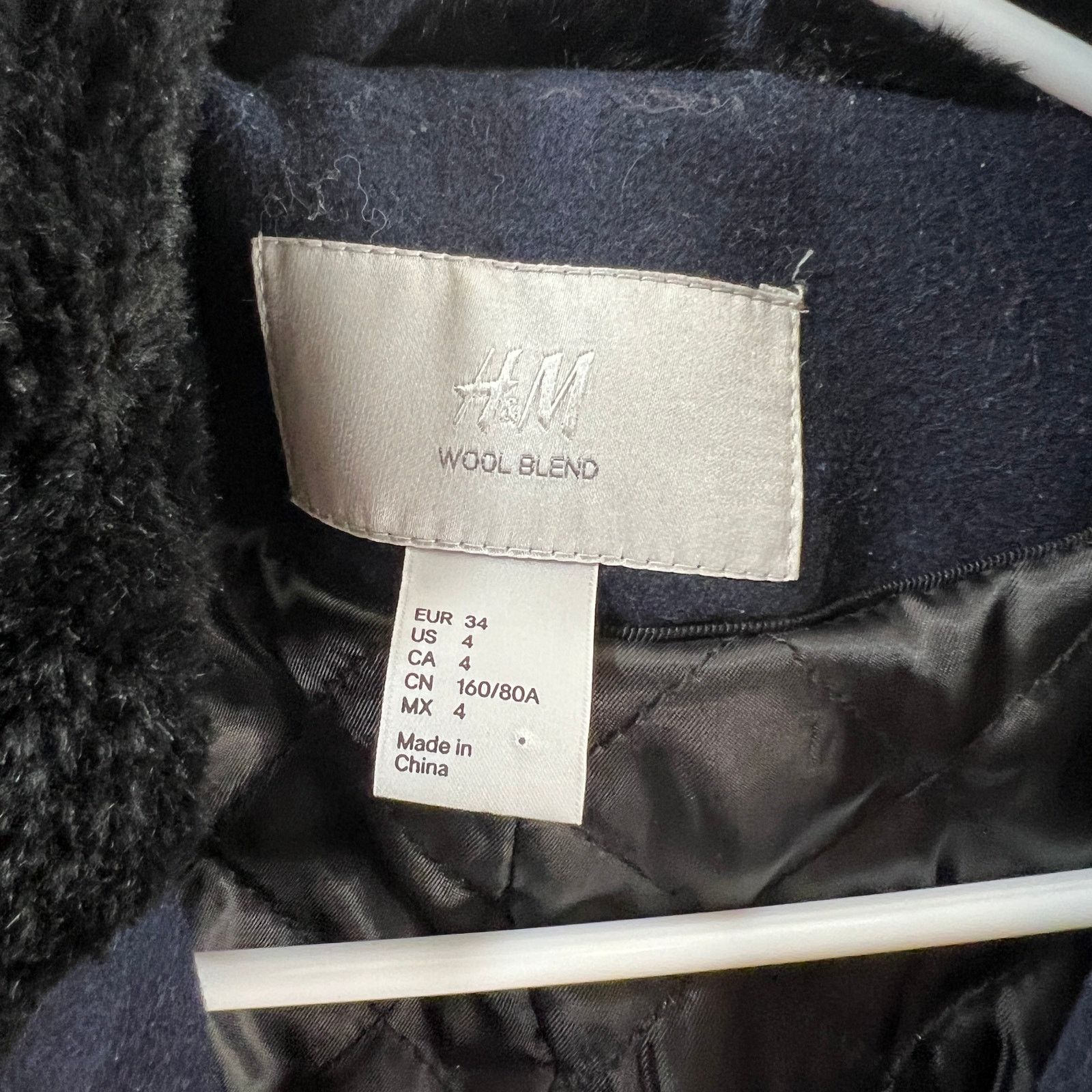 Other H&M Wool Blend Blue Jacket Women's Size 4 Size S / US 4 / IT 40 - 3 Thumbnail