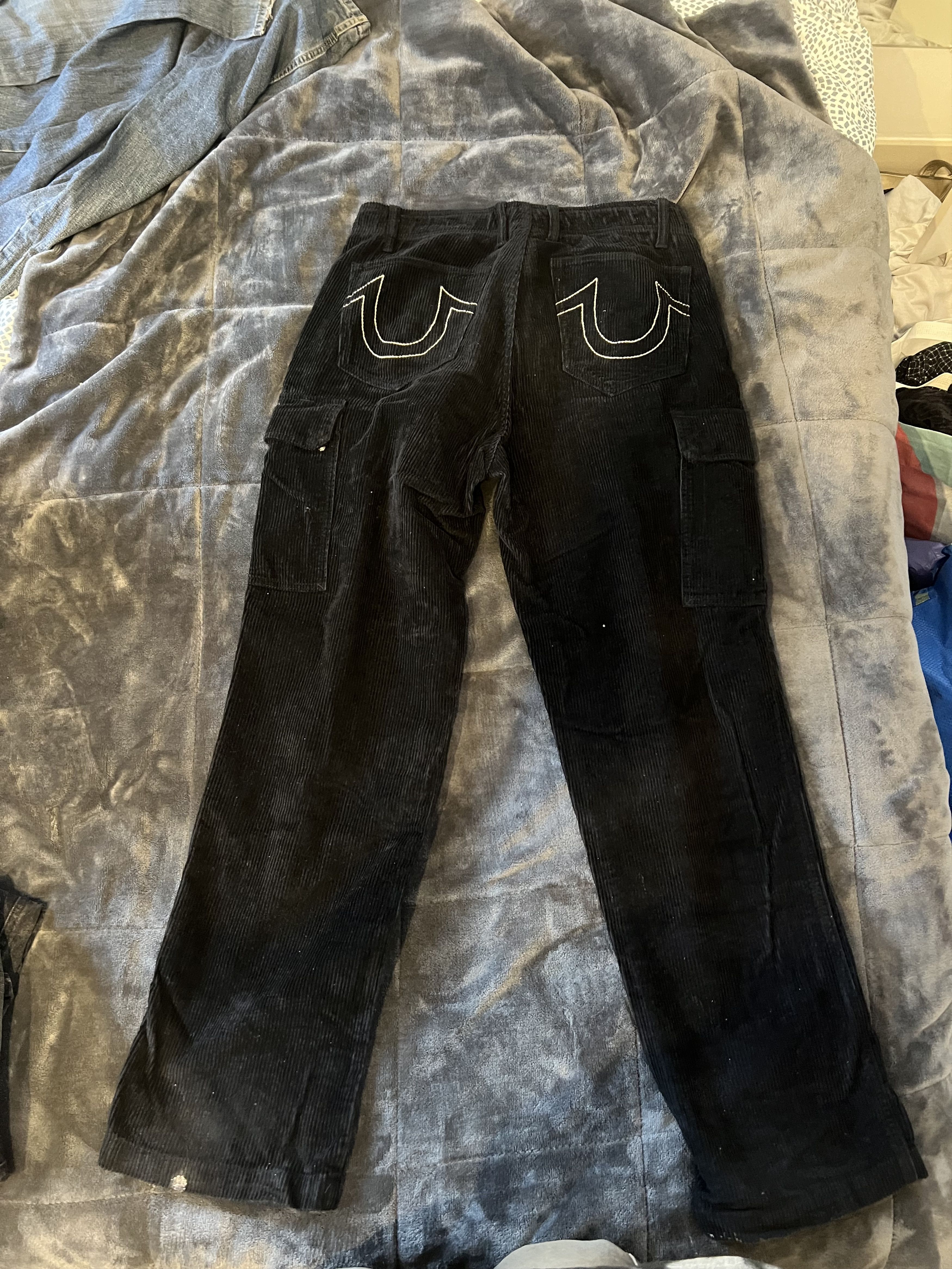 True Religion true religion black corduroy pants Size US 32 / EU 48 - 3 Thumbnail